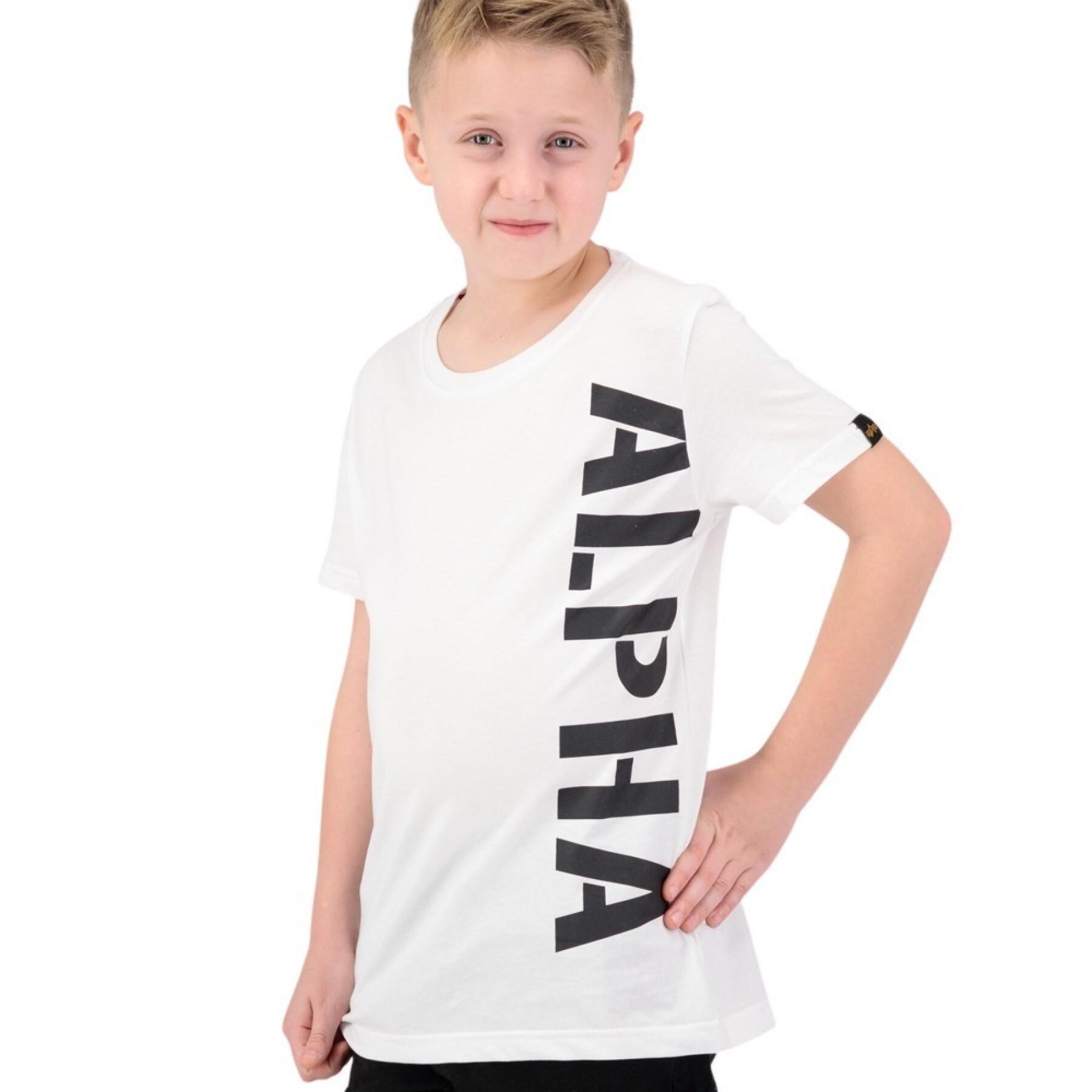 T-shirt criança Alpha Industries Side Print