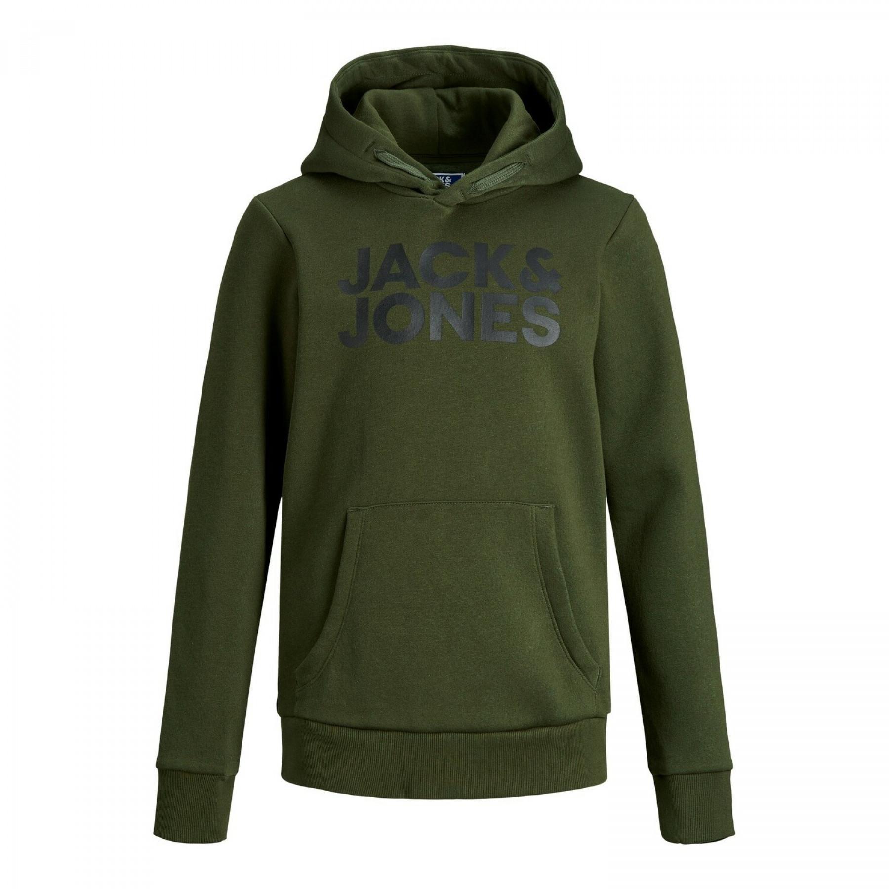 Camisola com capuz para crianças Jack & Jones Corp Logo