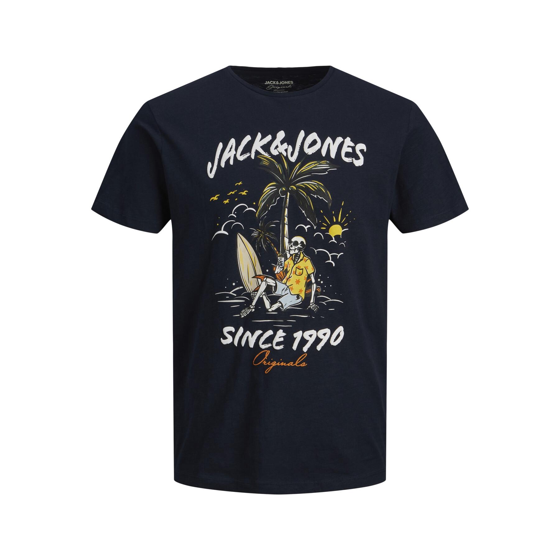 T-shirt de criança Jack & Jones Venice Bones