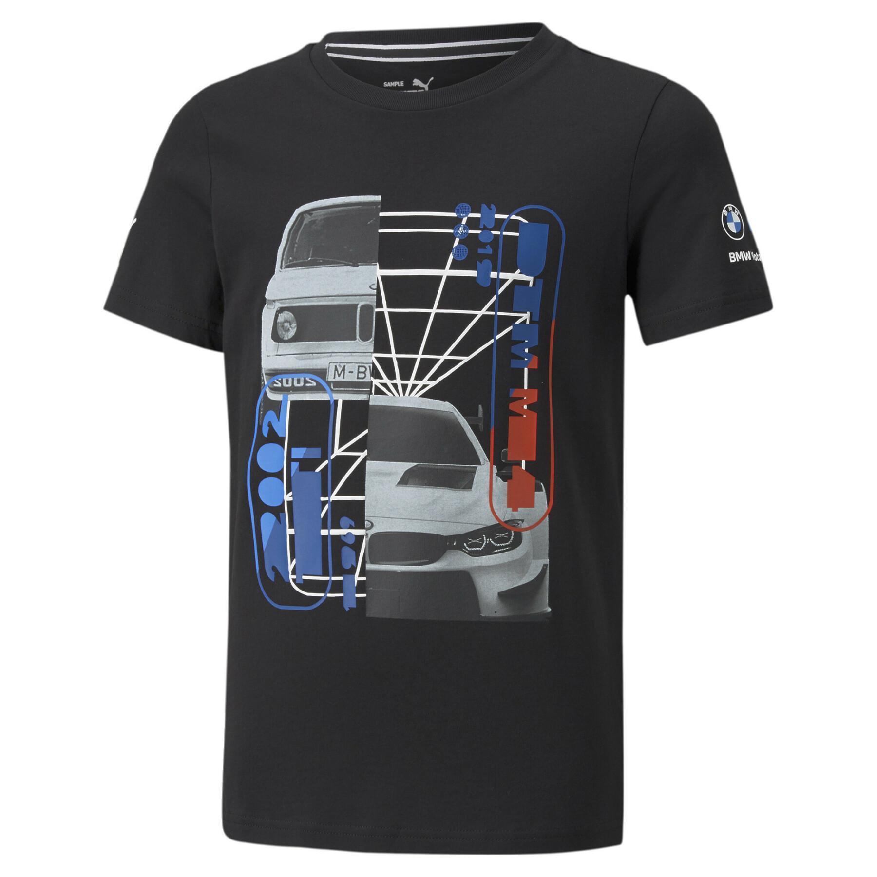 T-shirt de criança Puma BMW Motorsport Graphic