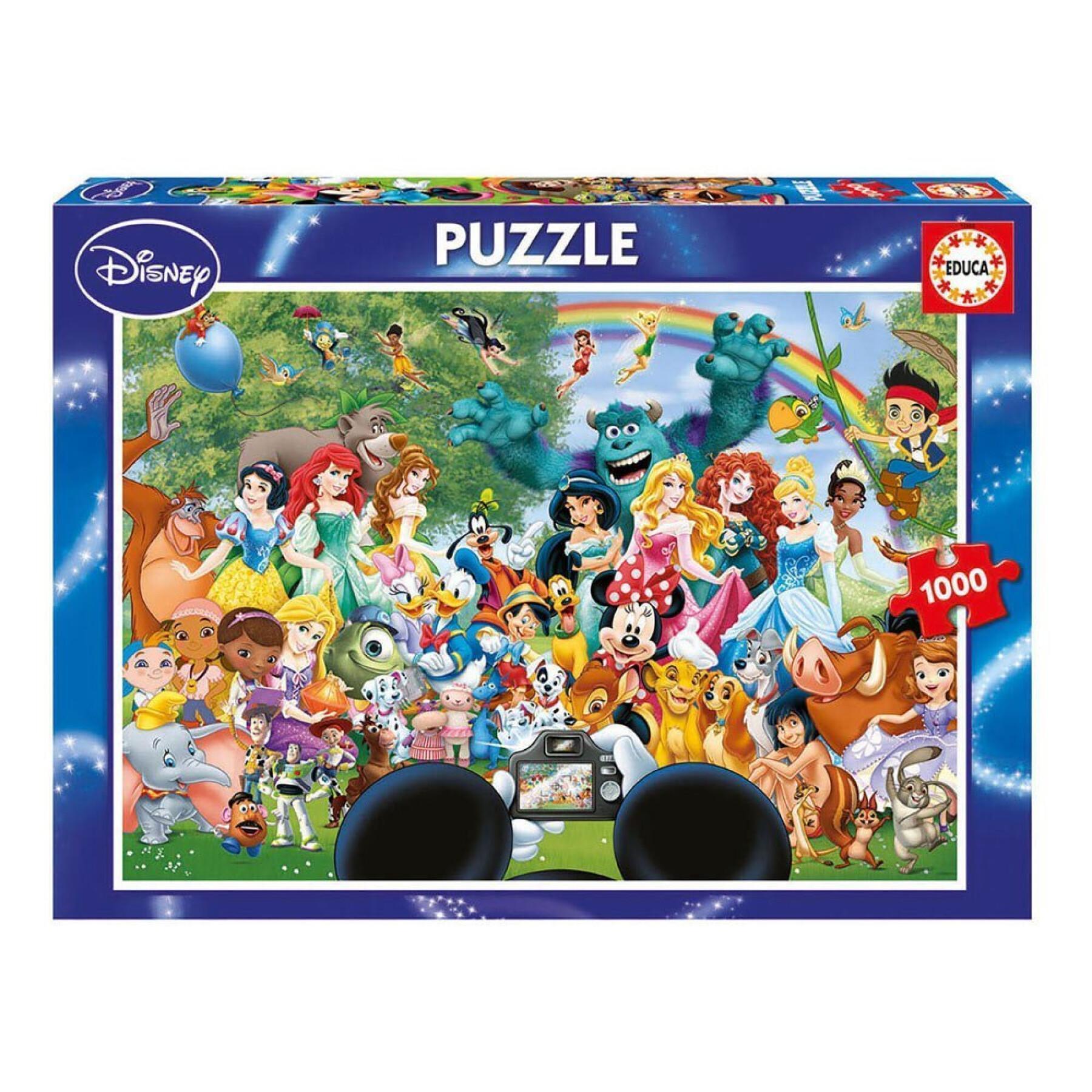 Puzzle de 1000 peças Disney Mundo