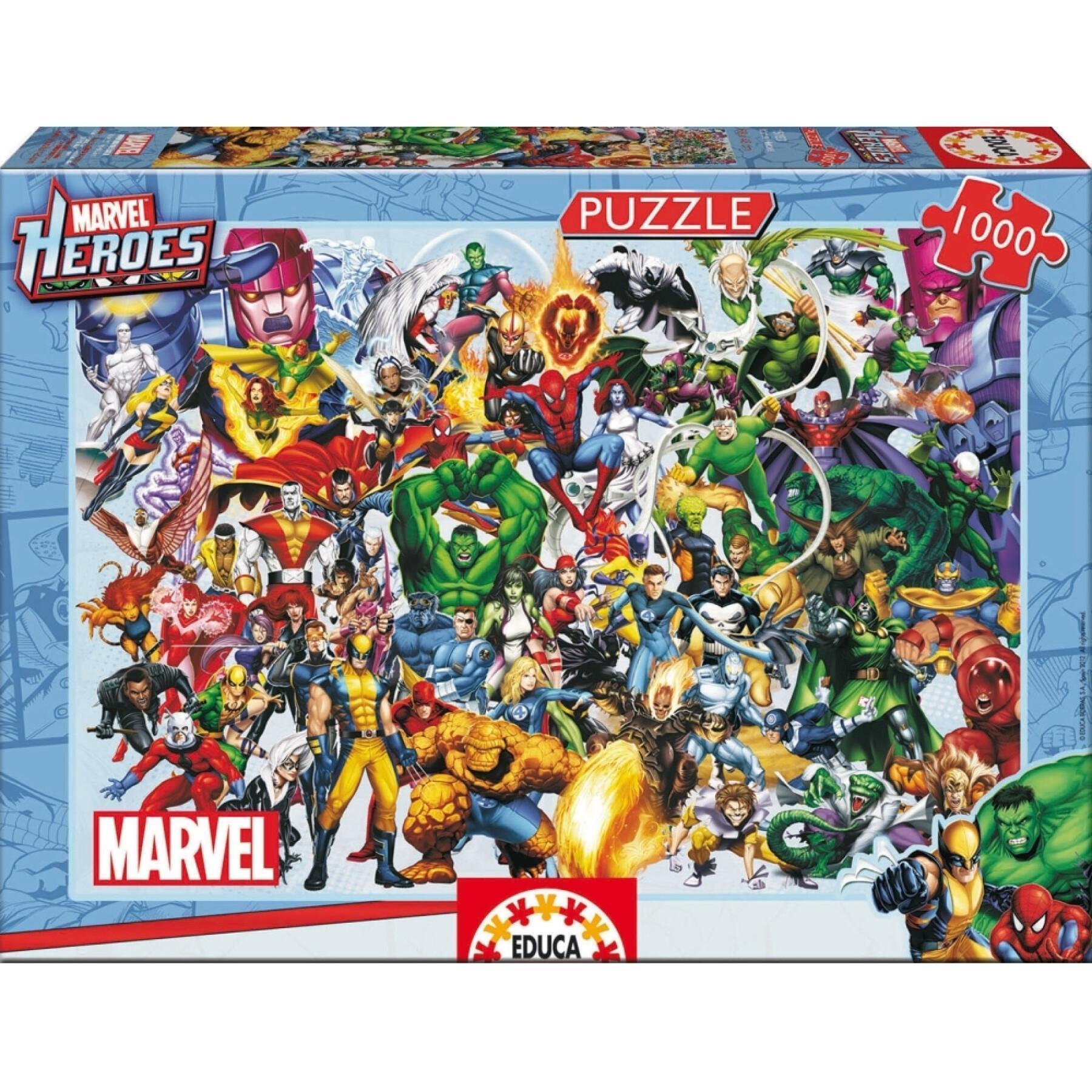 Puzzle de 1000 peças Avengers Marvel Heroes