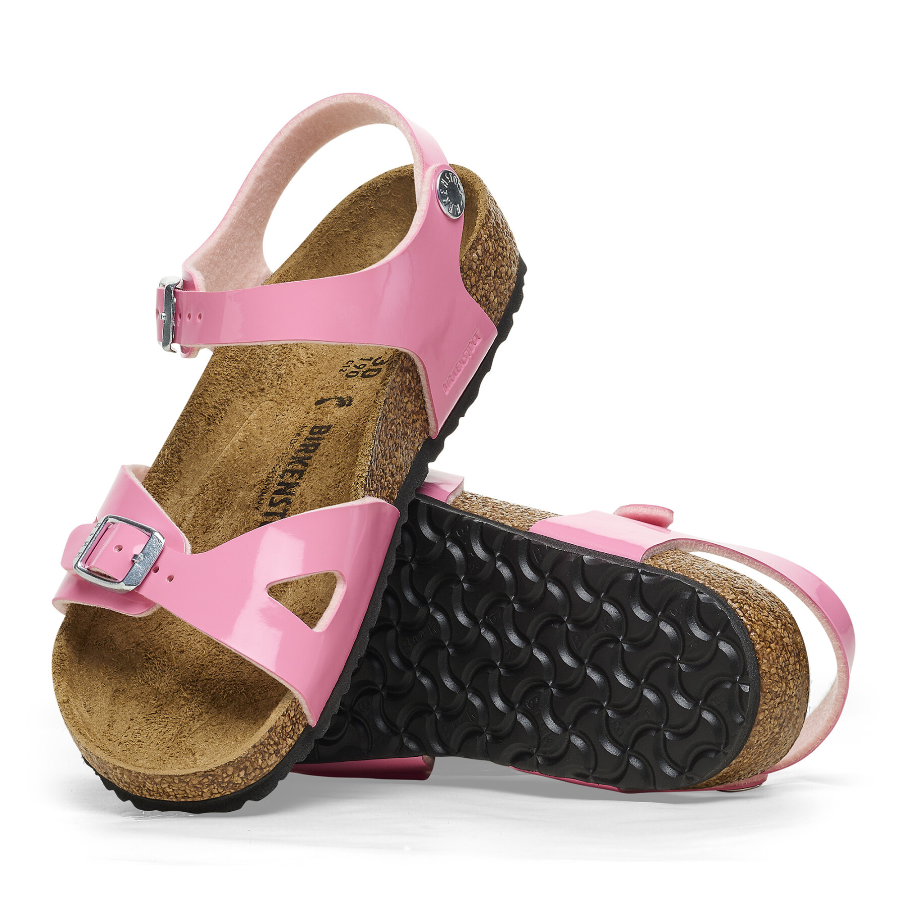Sandálias para bebés Birkenstock Rio Birko-Flor Patent
