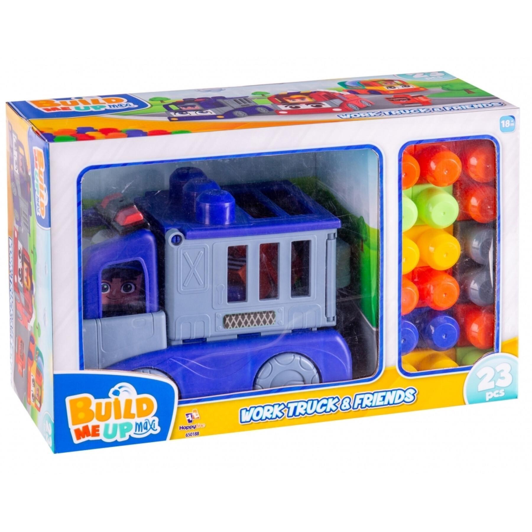Camião de bloco pré-escolar Build Me Up Maxi