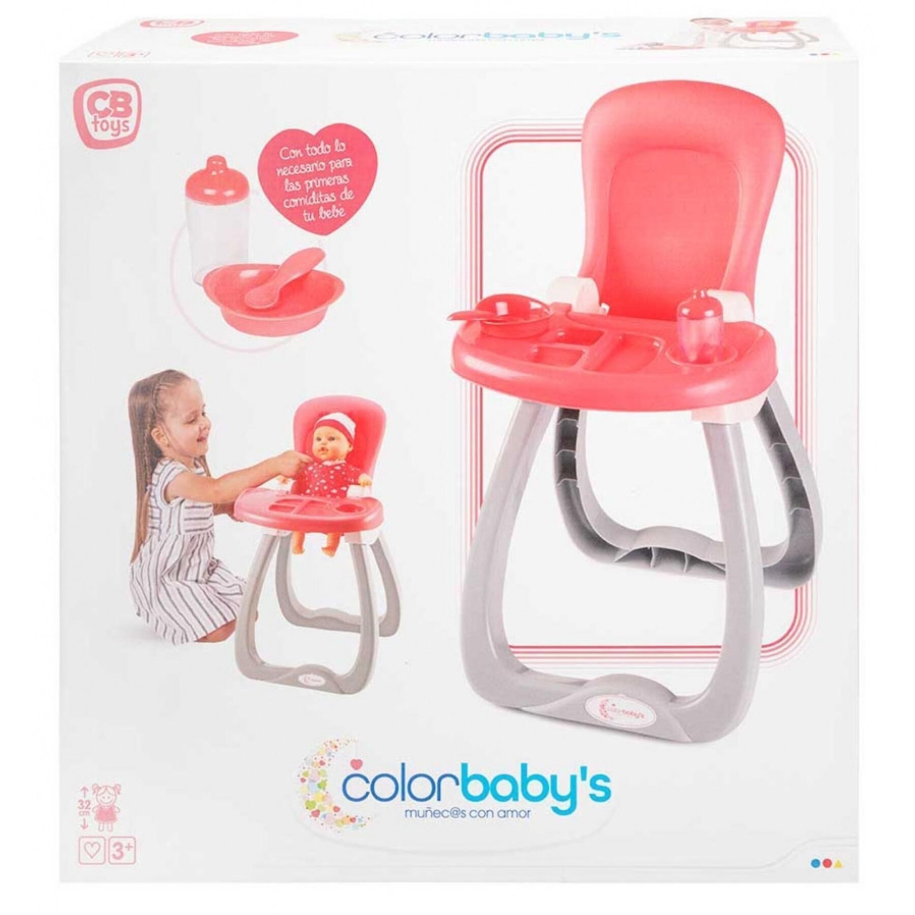 Cadeira alta para bonecas com acesso CB Toys