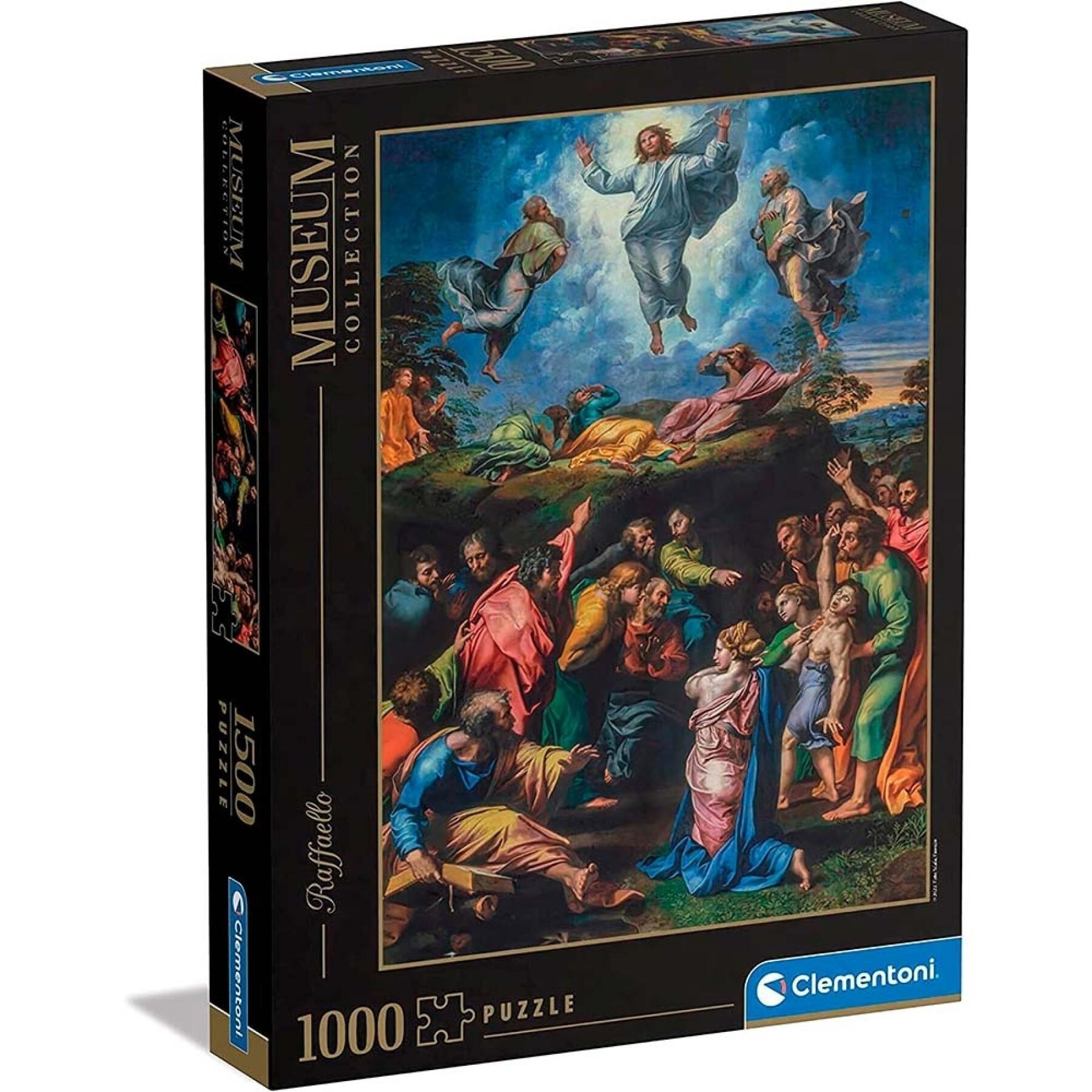 Puzzle 1500 peças museu rafael. a transfiguração Clementoni