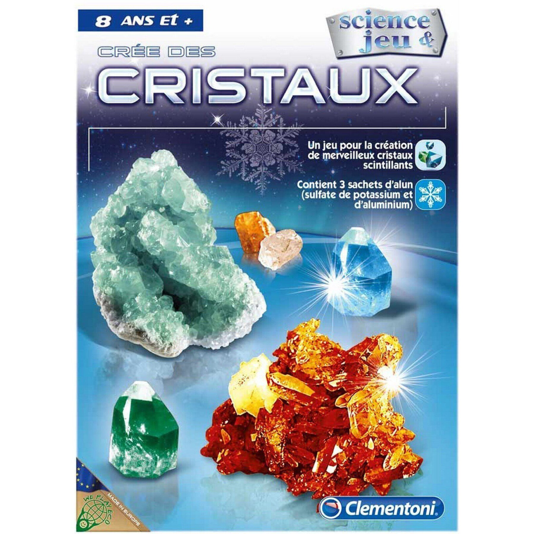 Jogos de imaginação: criar os seus próprios cristais Clementoni