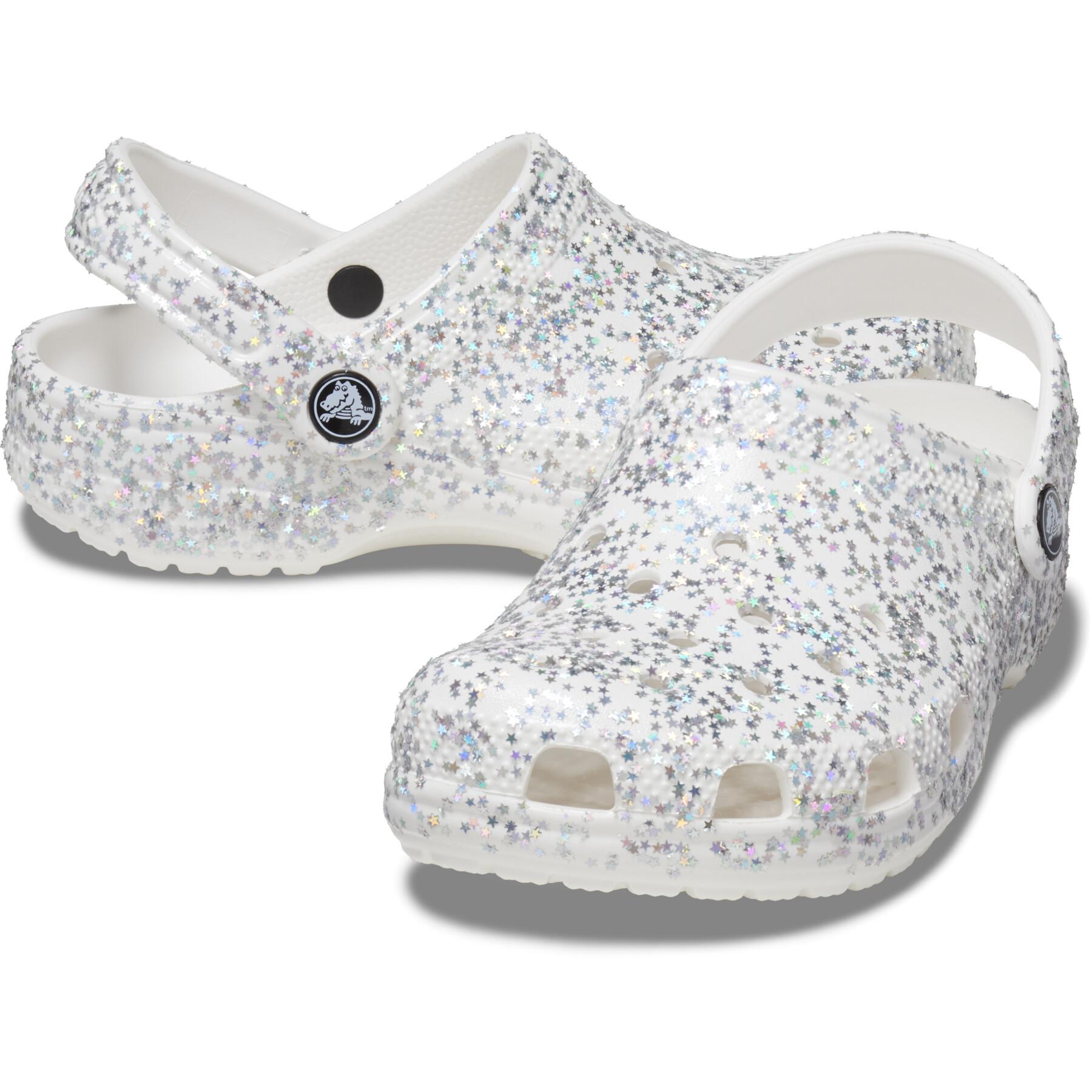 Tamancos para crianças Crocs Classic Starry Glitter