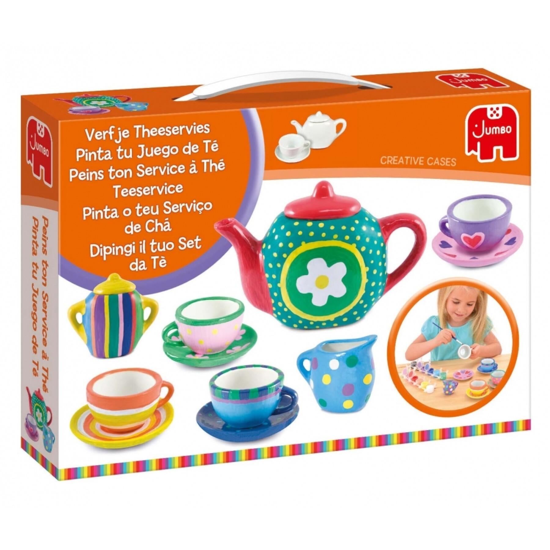 Kit de coloração de conjunto de chá Diset Créative