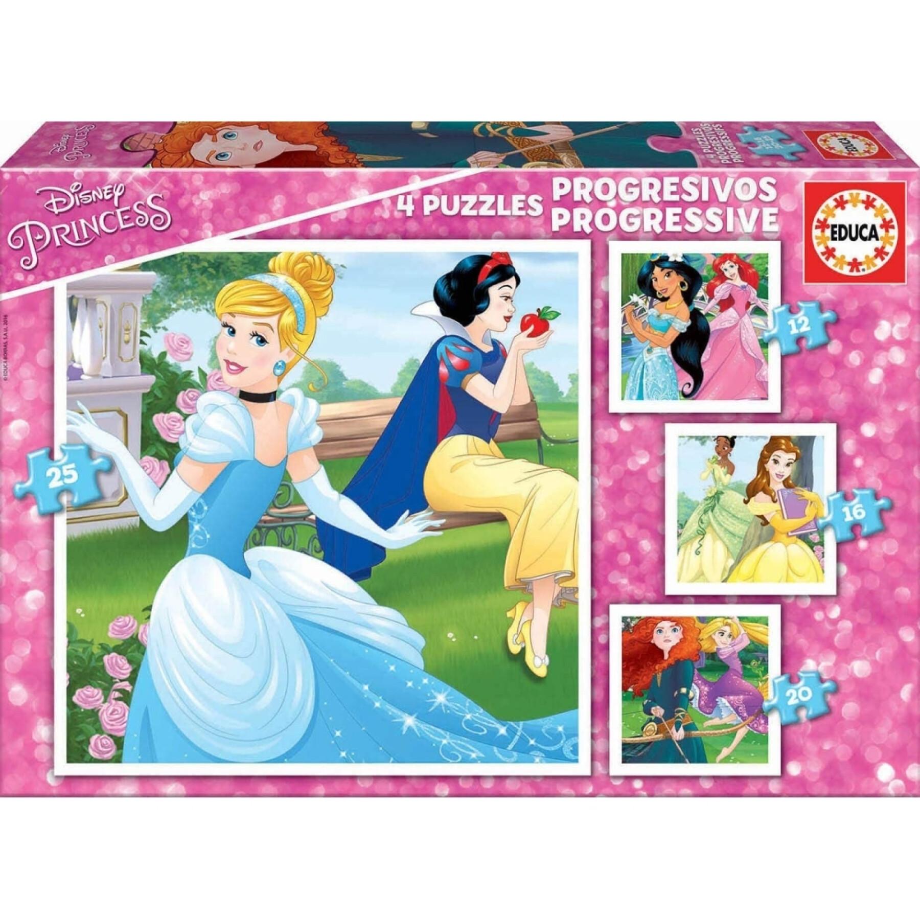 Puzzle progressivo Disney Princess