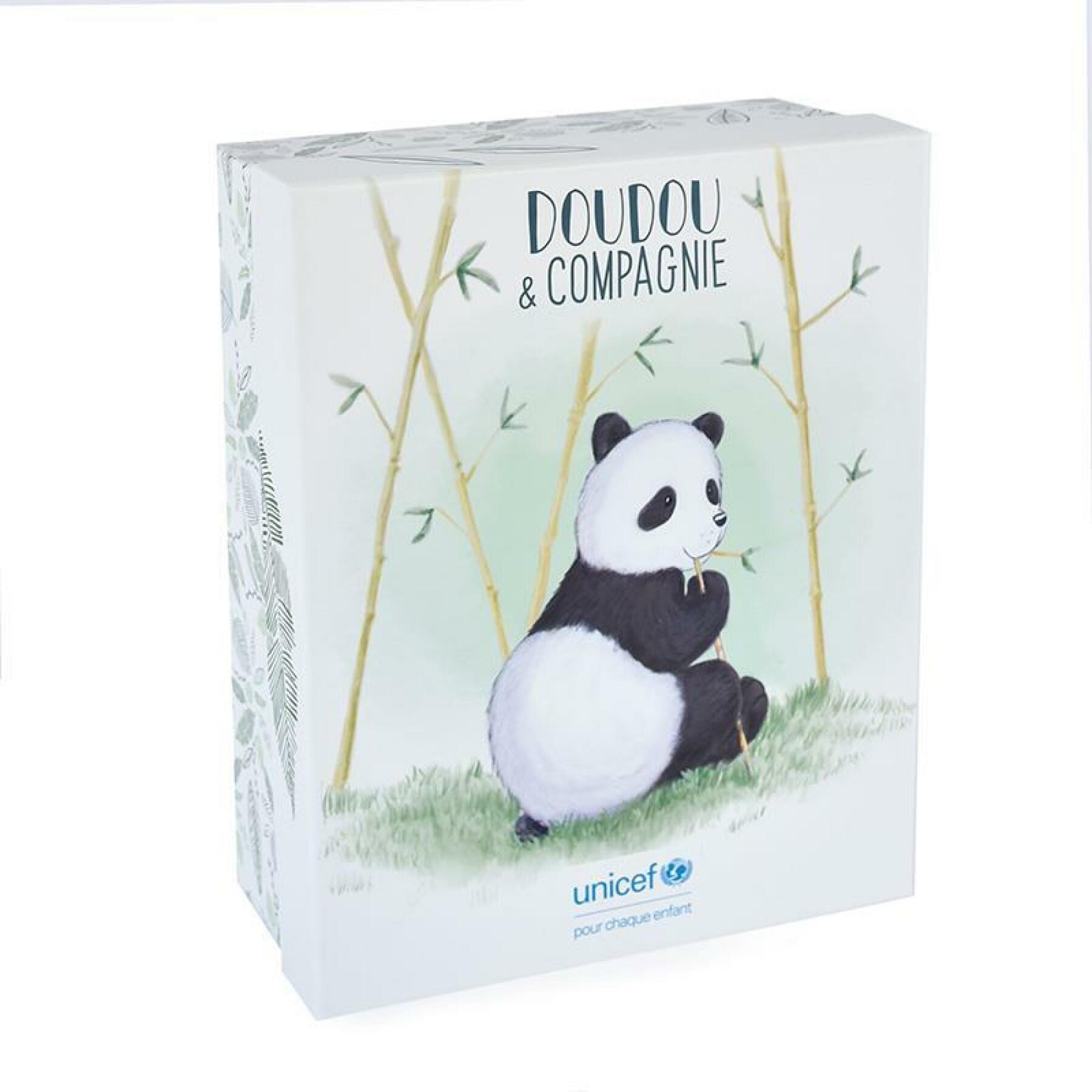 Pelúcia Doudou & compagnie Unicef - Panda & Bébé