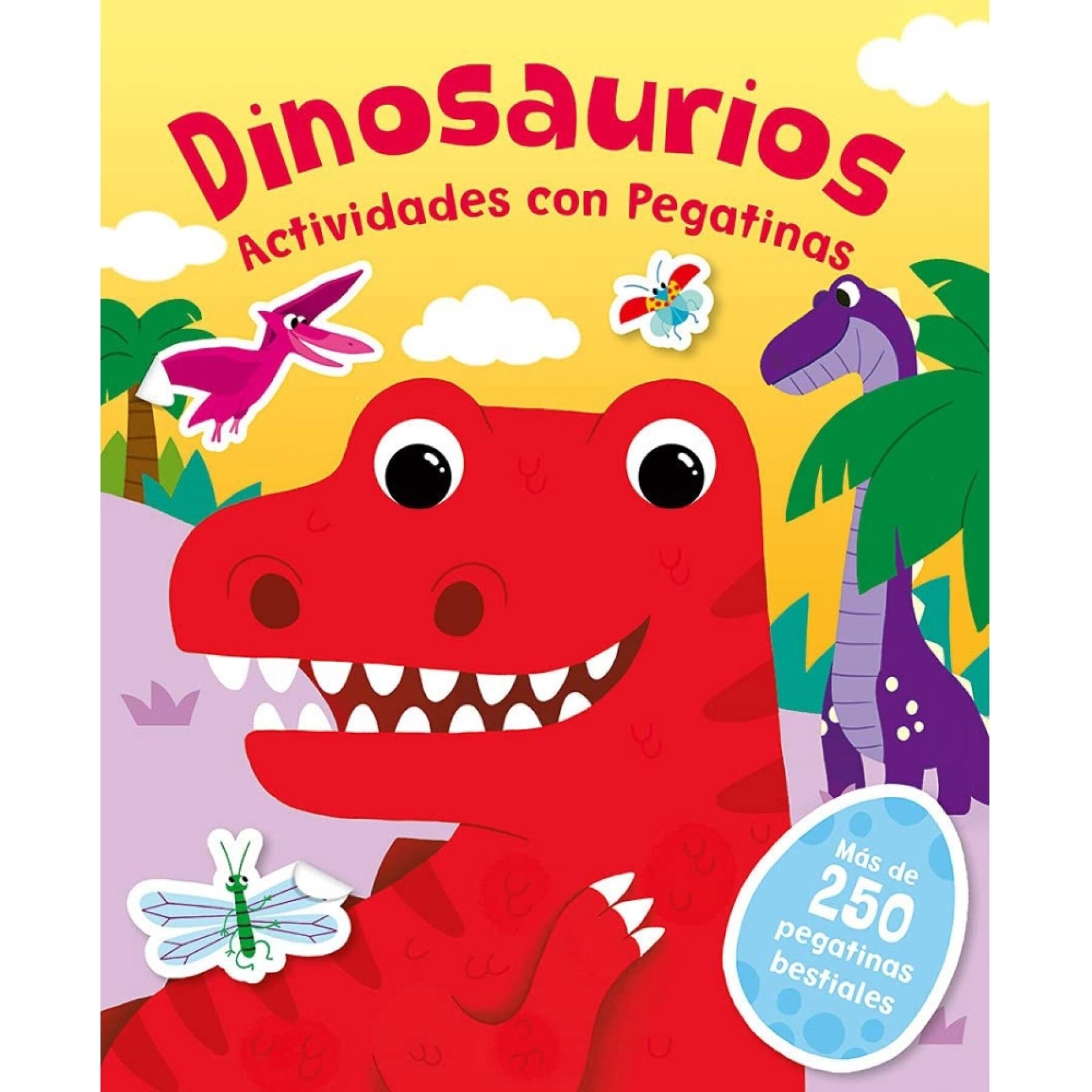 Livro de autocolantes de dinossauros Edibook