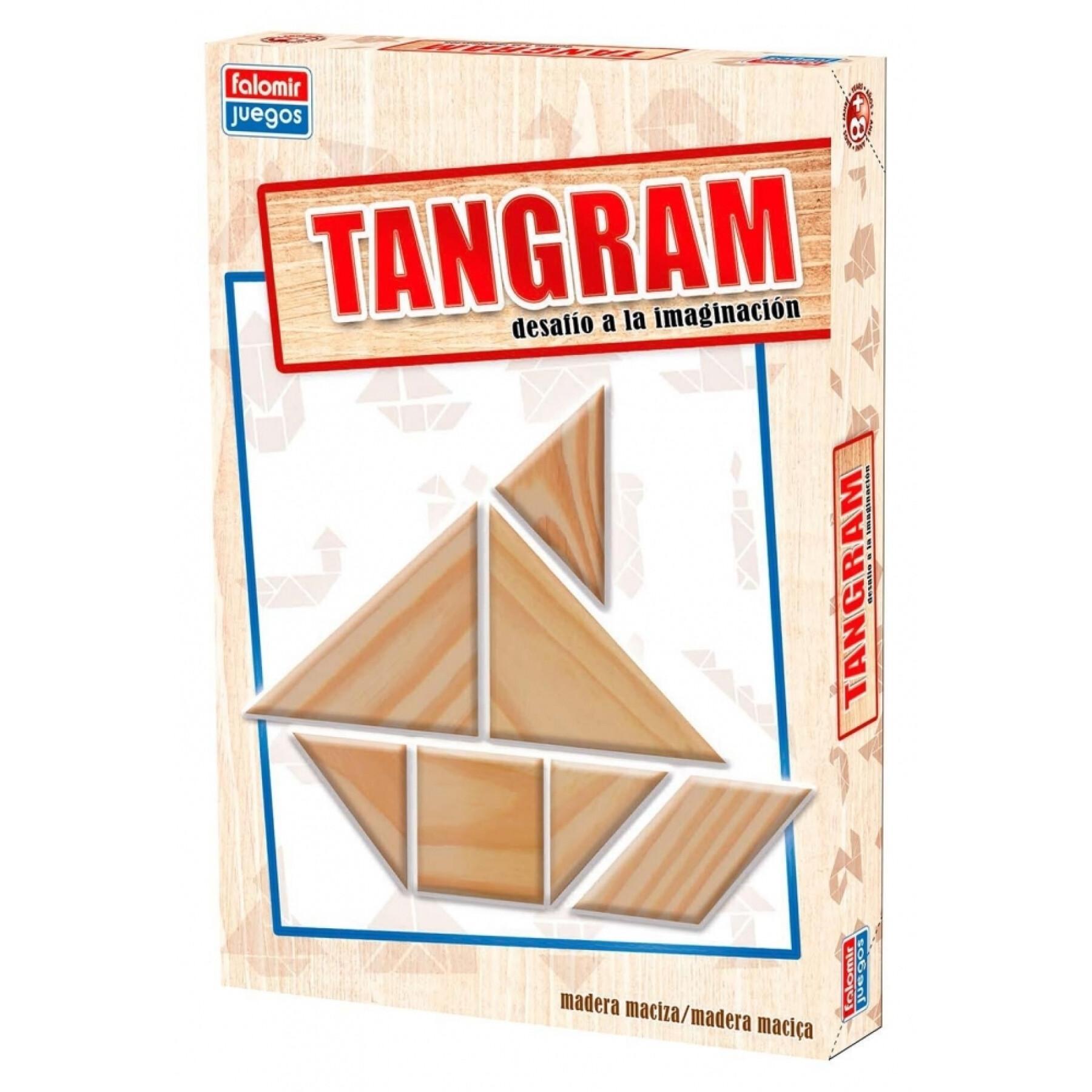 Jogo de tangram de madeira Falomir