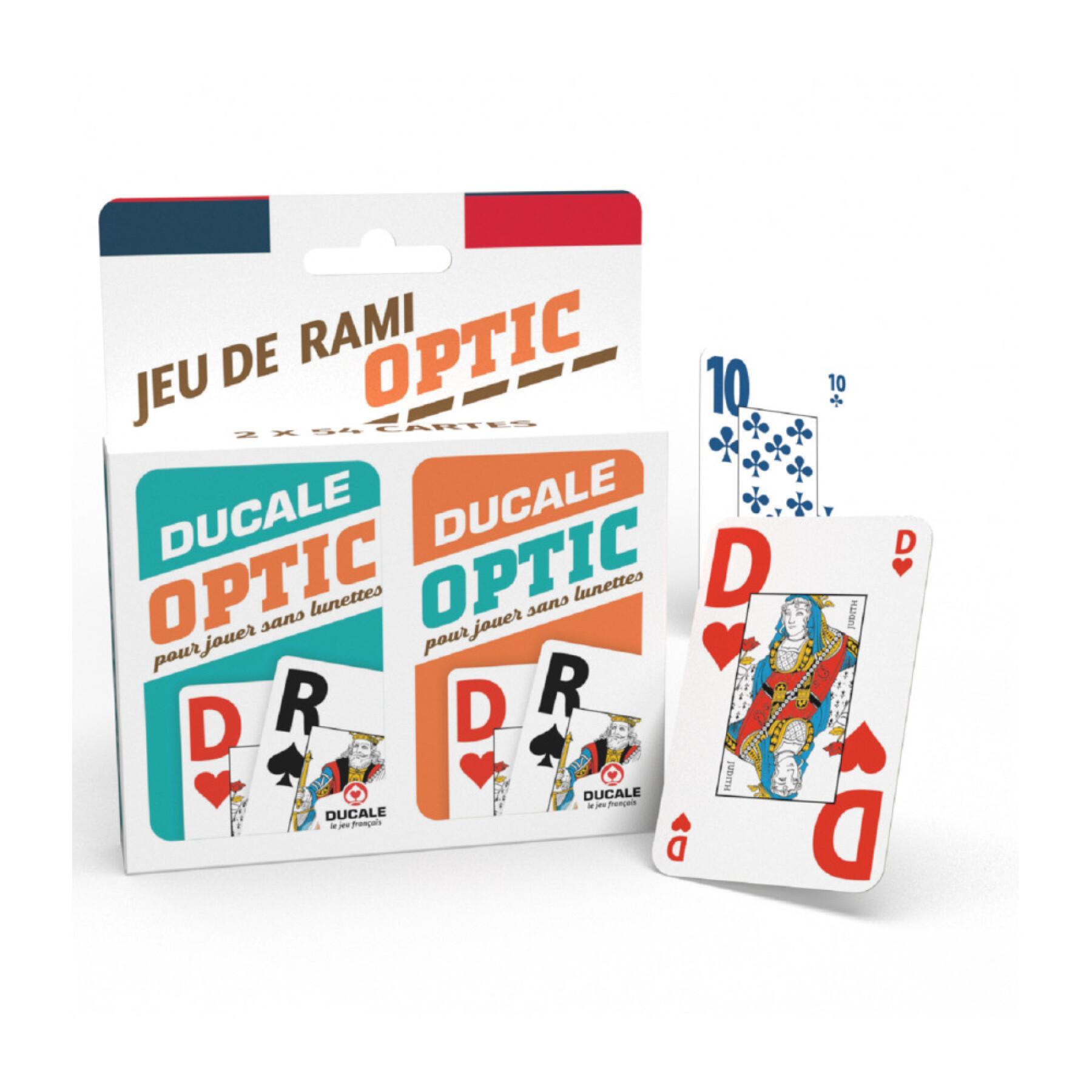Jogos de cartas Rummy France Cartes Ducale Optic Ecopack