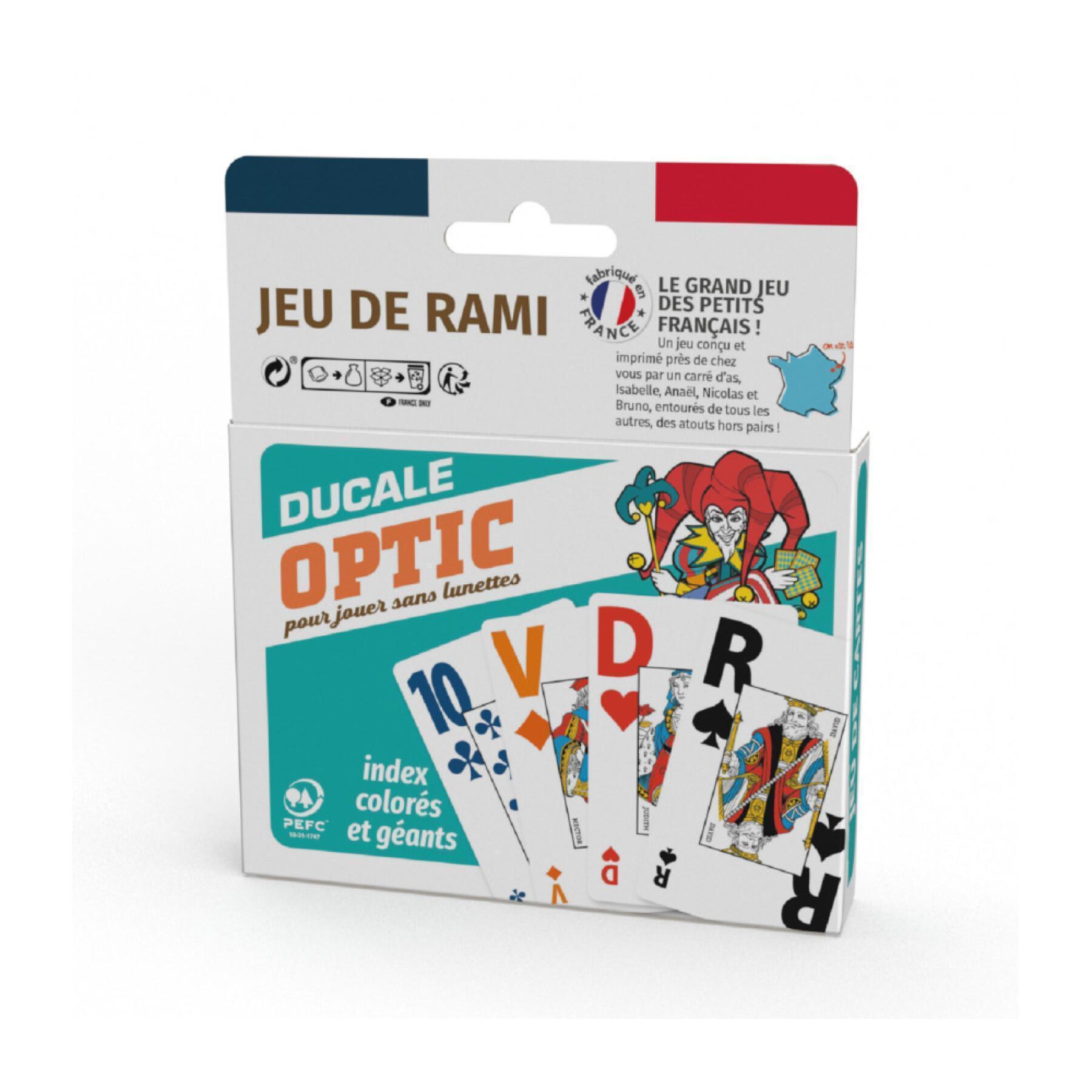 Jogos de cartas Rummy France Cartes Ducale Optic Ecopack