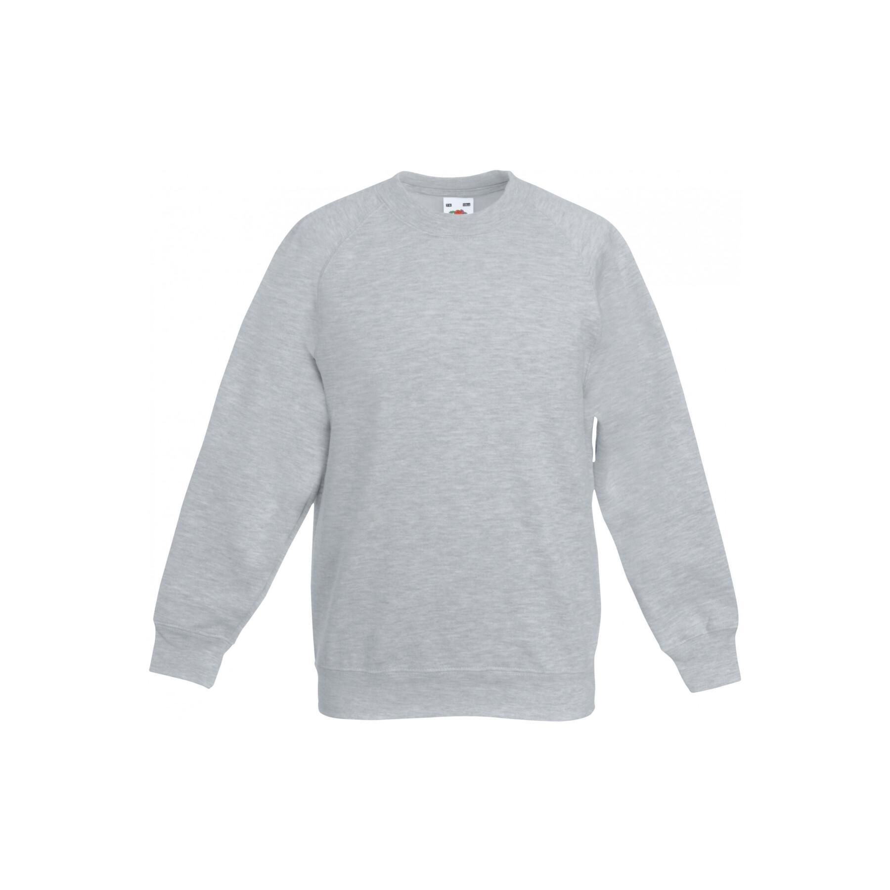 Sweatshirt raglan sleeves criança Fruit of the Loom 62-039-0
