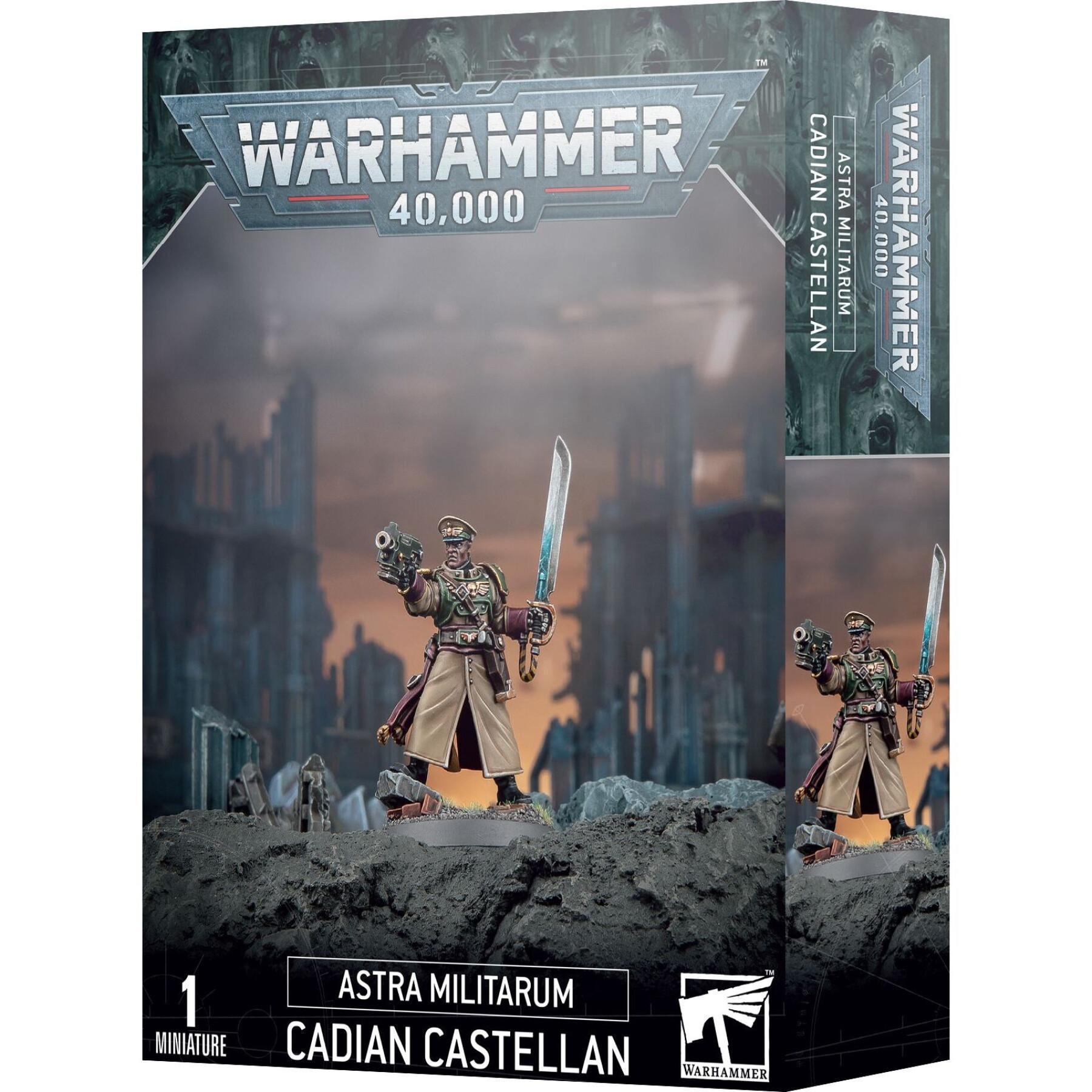 Figurine Games Workshop Warhammer 40k - Astra Militarum Castellan Cadien