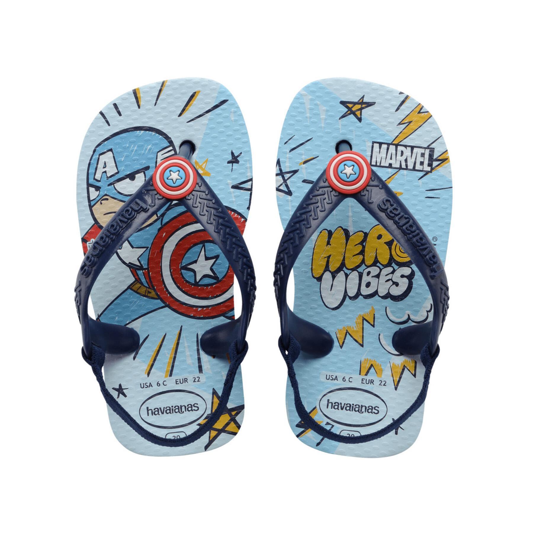 Baby flip-flops Havaianas Marvel