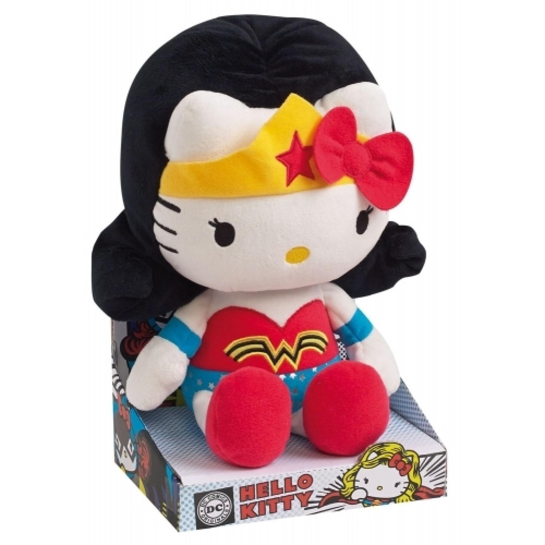 Pelúcia Jemini Hello Kitty Wonder Woman 27 cm