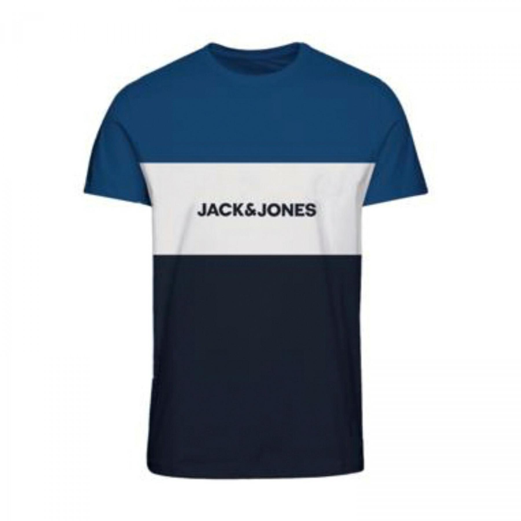 T-shirt criança Jack & Jones Logo Blocking