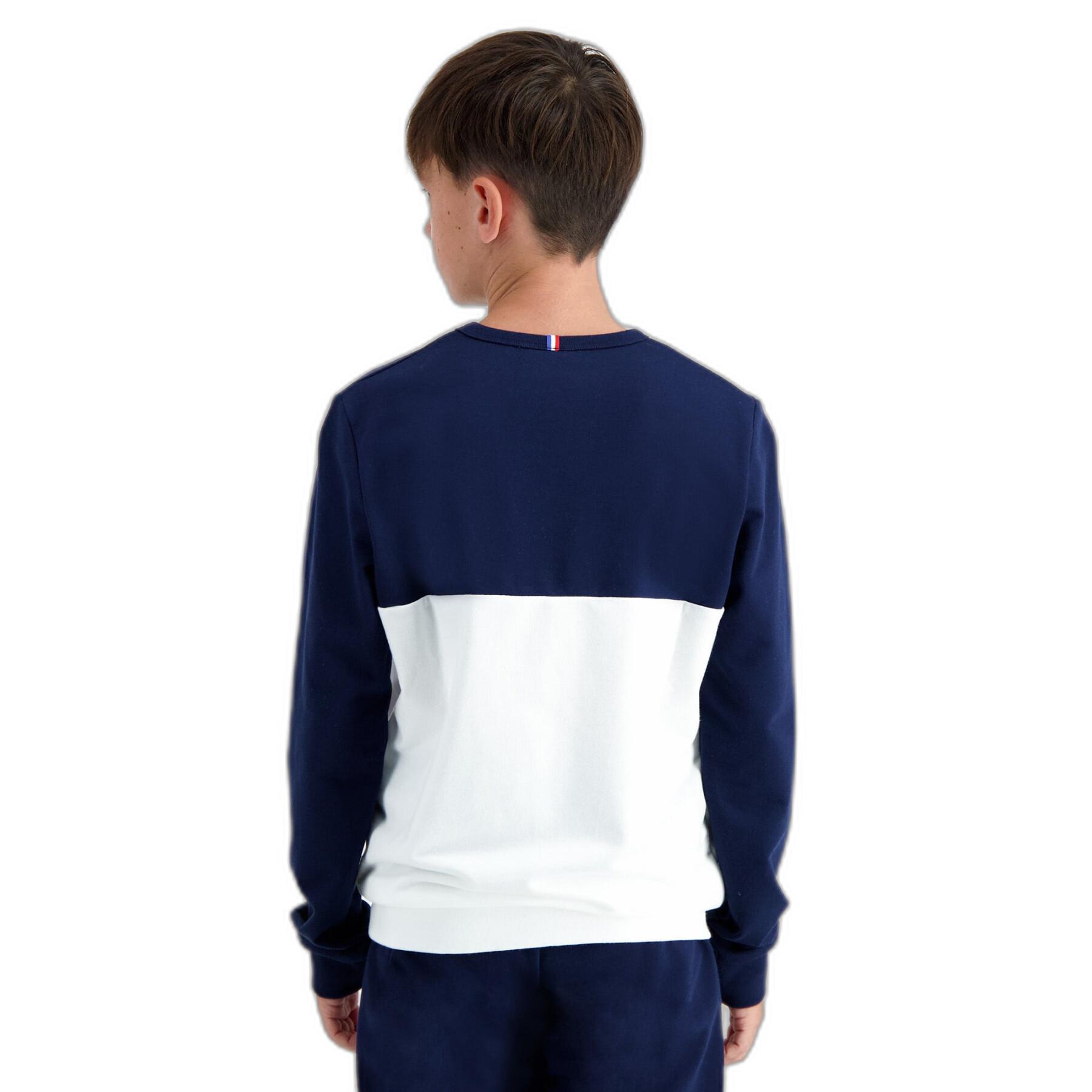 Sweatshirt pescoço redondo da criança Le Coq Sportif TRI N°1