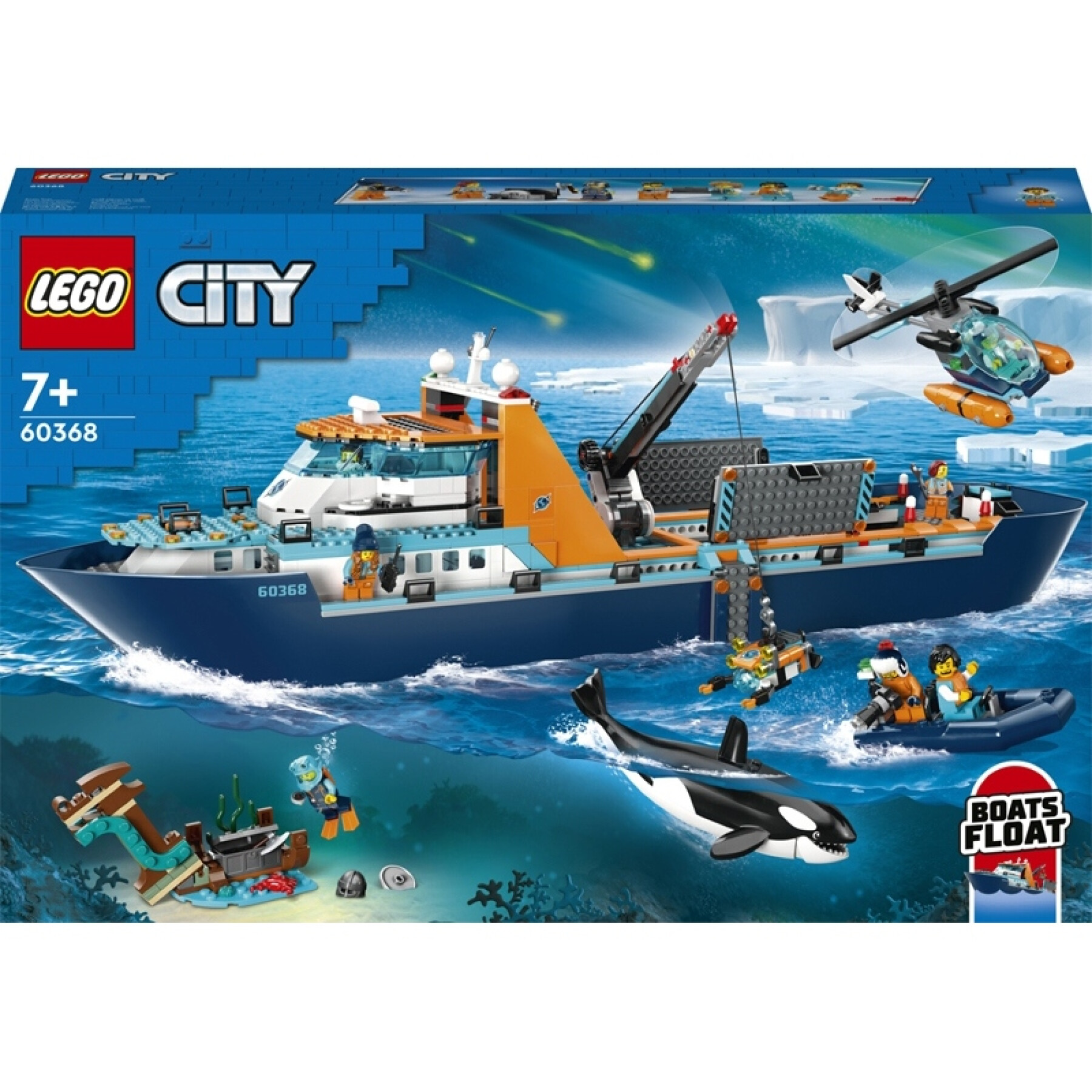 Jogos de construção de navios de exploração do Ártico Lego City