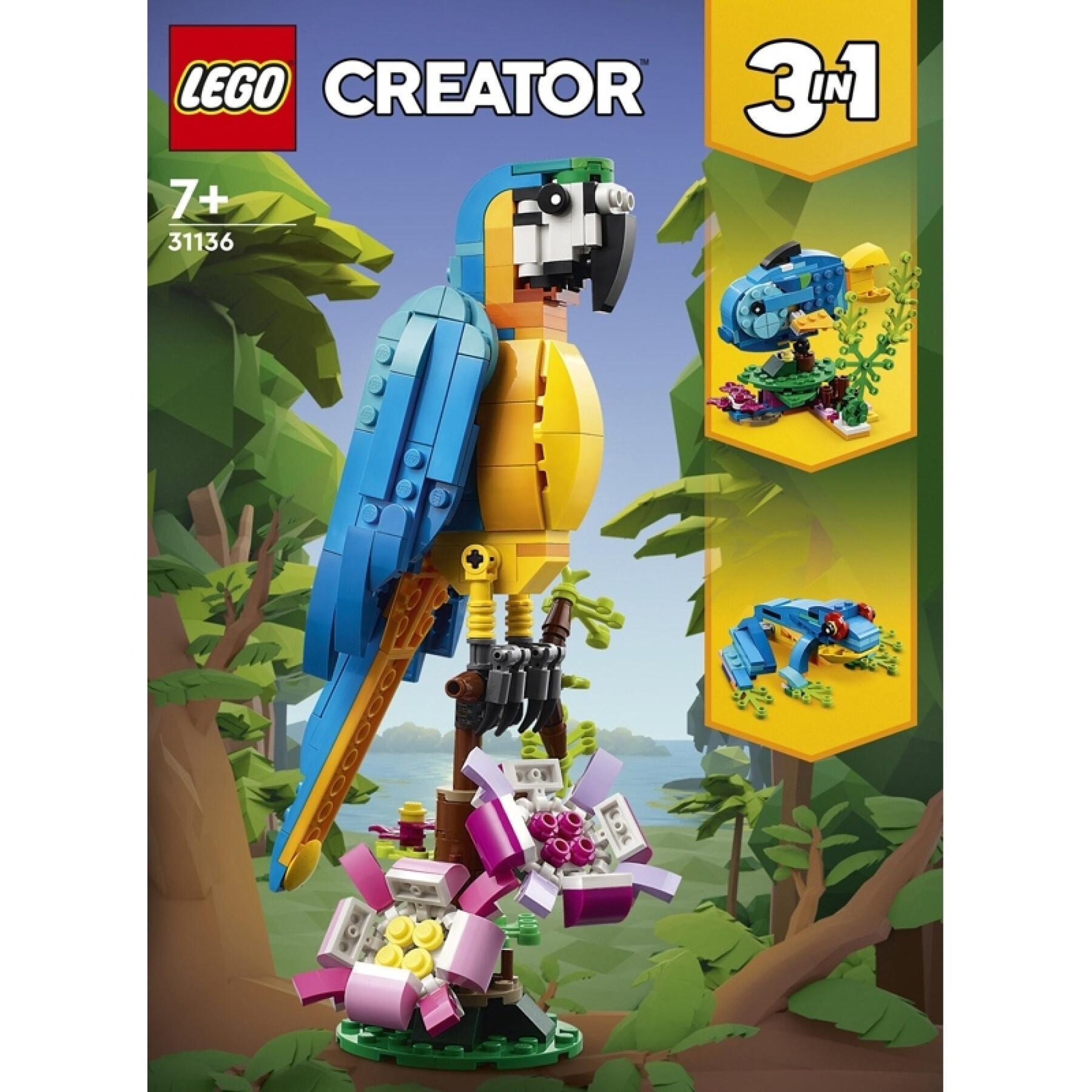 Conjuntos de construção para criadores de papagaios exóticos Lego