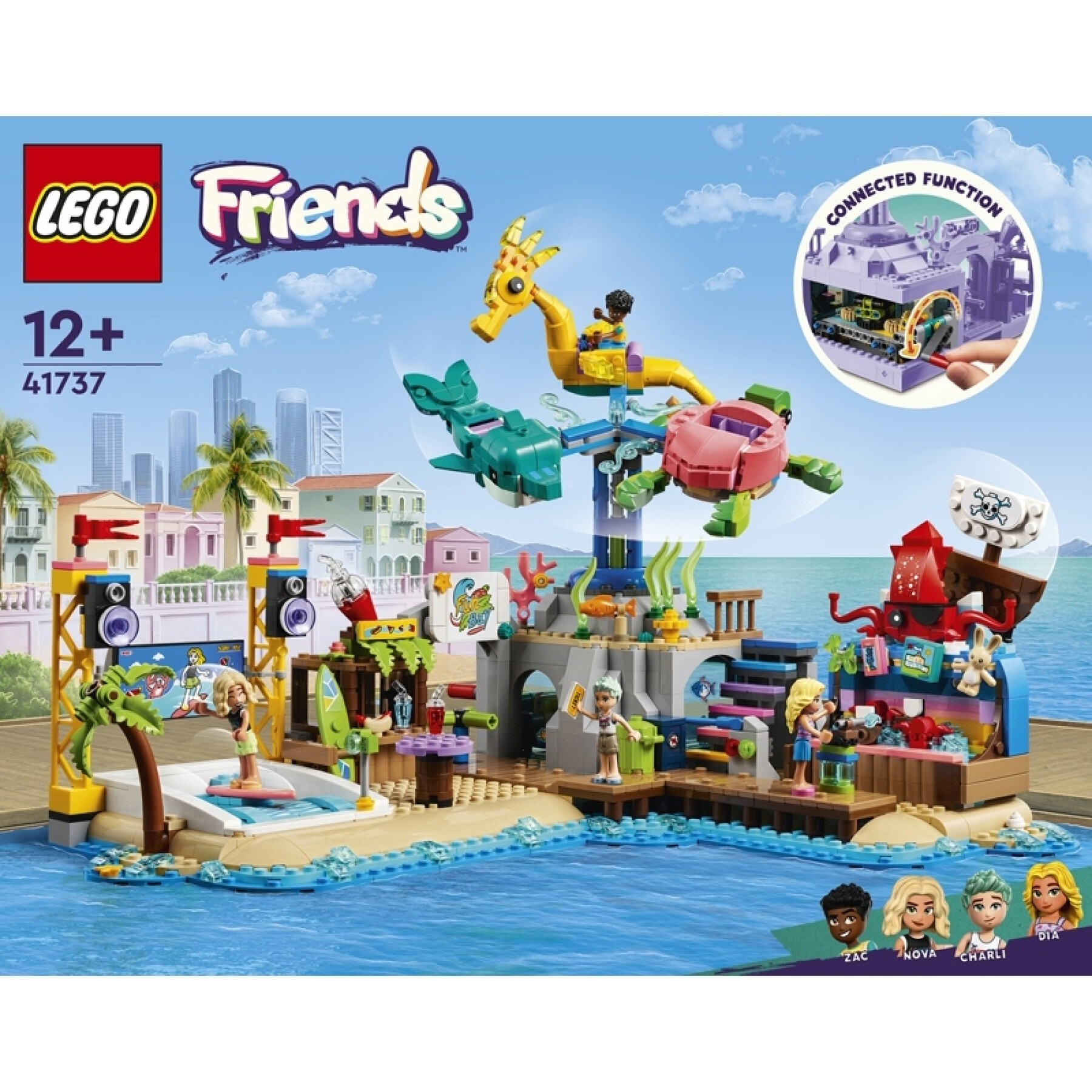 Jogos de construção parque temático de praia Lego Friends
