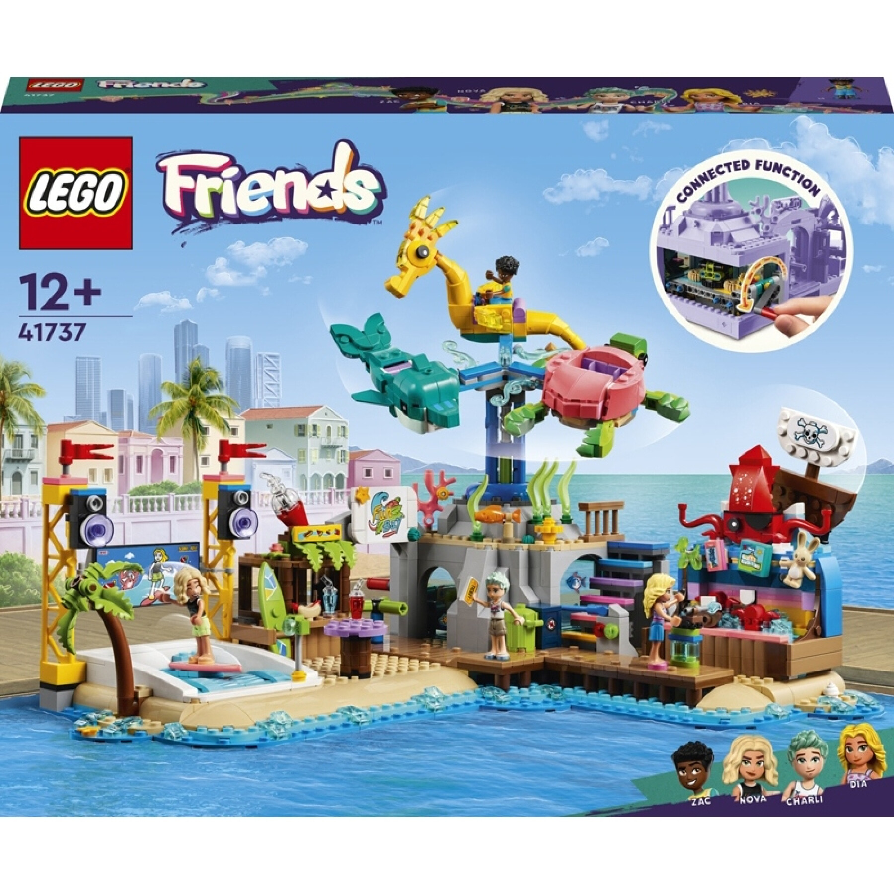 Jogos de construção parque temático de praia Lego Friends