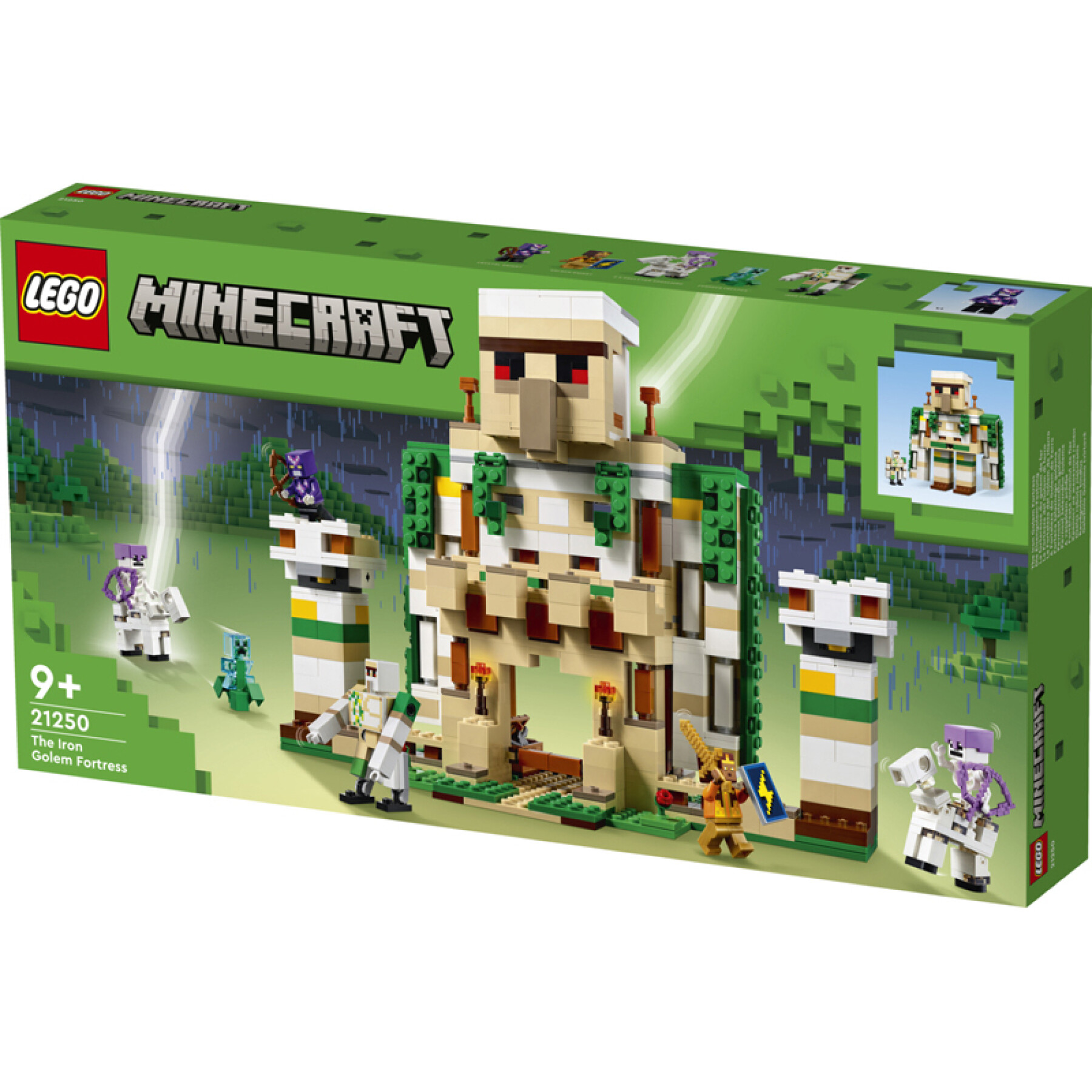 Jogos de construção da fortaleza do golem de ferro Lego Minecr