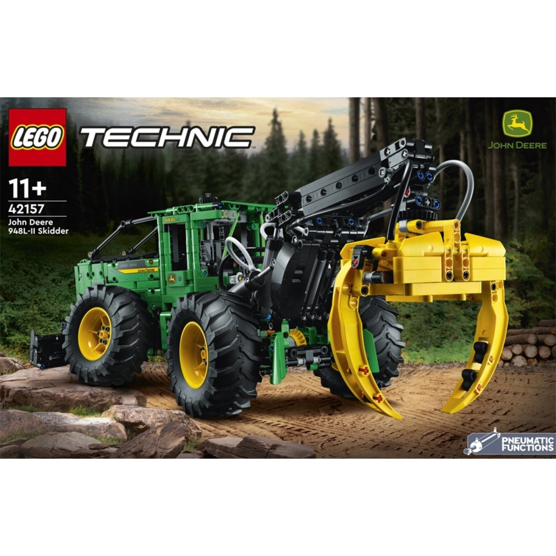 Conjunto de construção skidder 948l tecnic Lego Deere