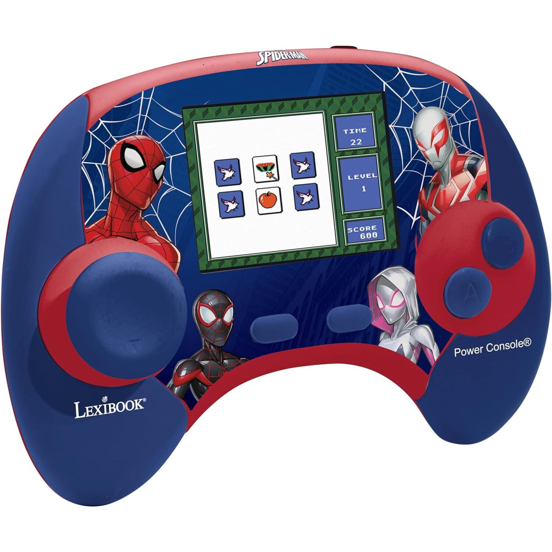 Consola educativa bilingue com ecrã lcd fr/en Lexibook Spider-Man