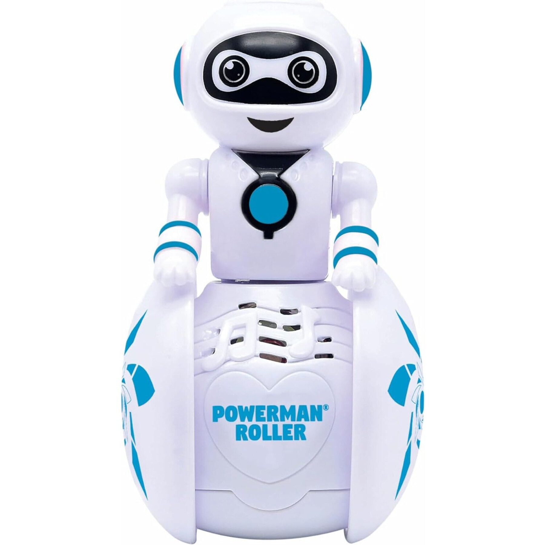 Robô de uma roda perfeitamente equilibrado com efeitos sonoros e luminosos Lexibook Powerman® Roller