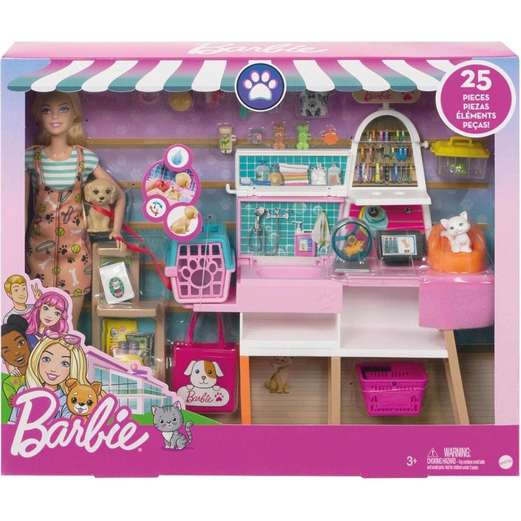 A boneca Barbie e a sua loja de animais Mattel France