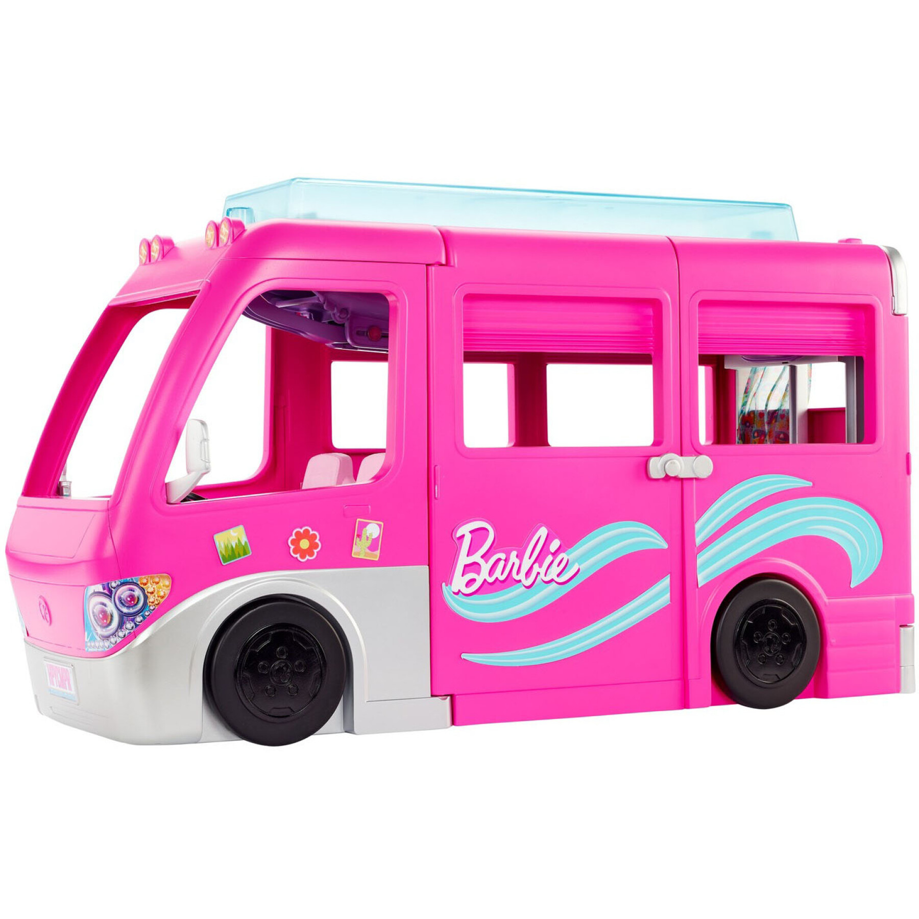 Boneca Barbie com carrinha de campismo descapotável Mattel France Mega
