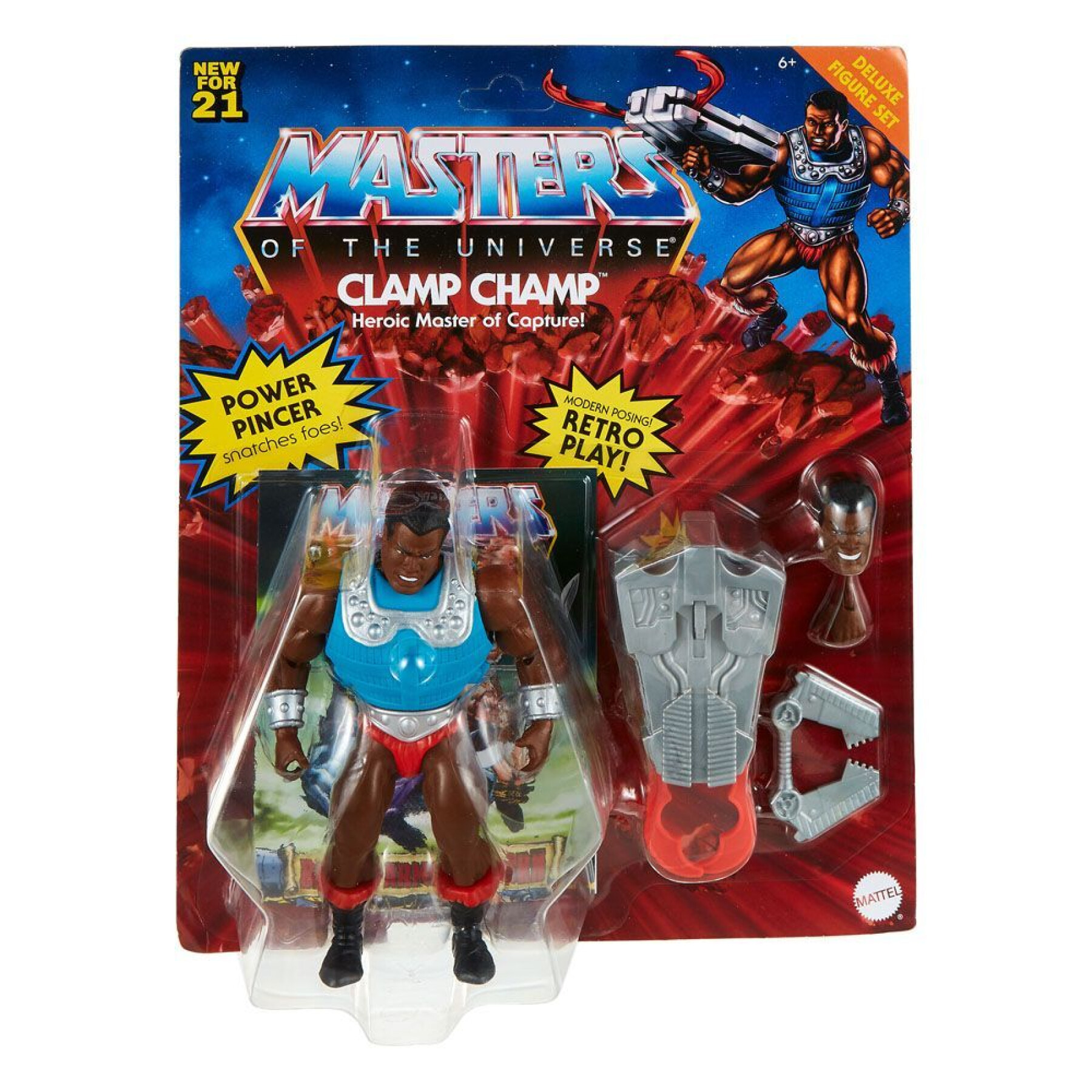 Figurine Mattel Masters Of The Universe Deluxe 2021 Clamp Champ