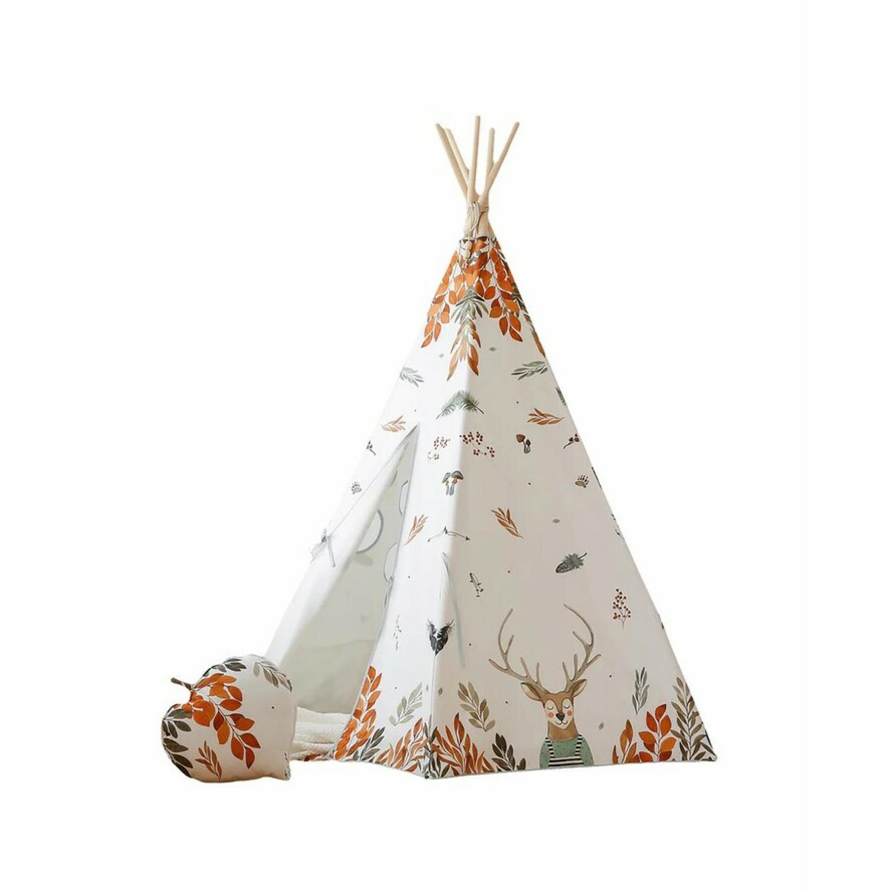 Conjunto de tenda e tapetes para crianças Moi Mili "Amis de la forêt"