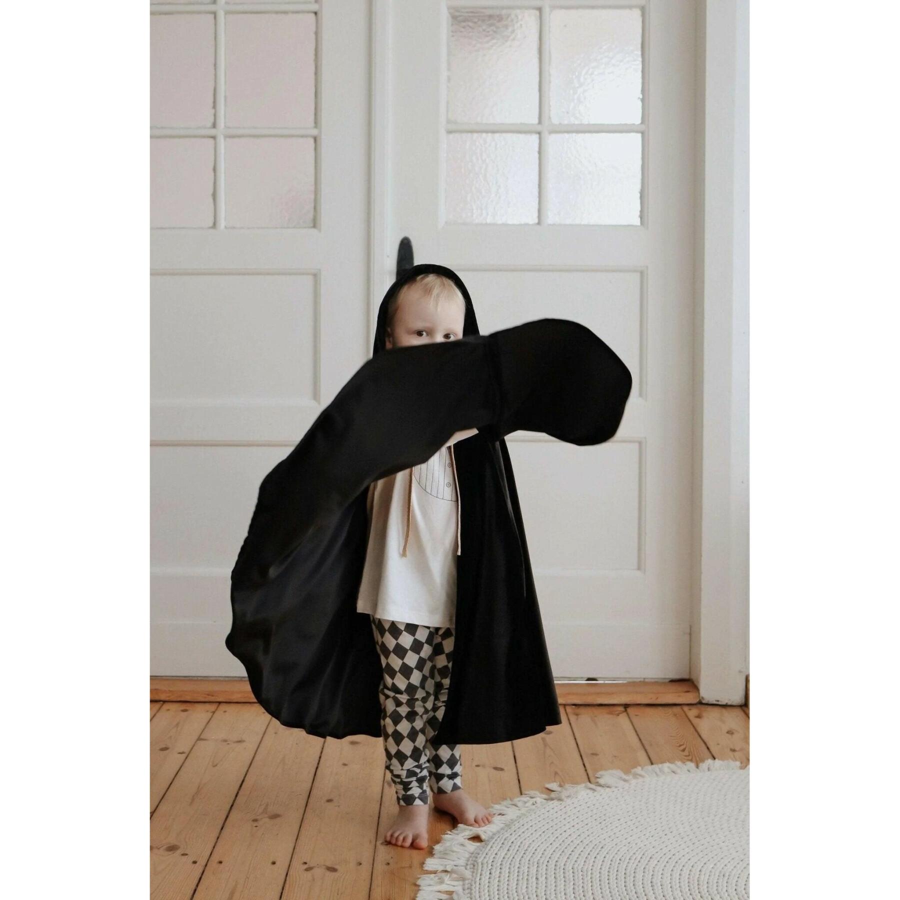 Capa mágica para crianças Moi Mili "Le petit chaperon noir"