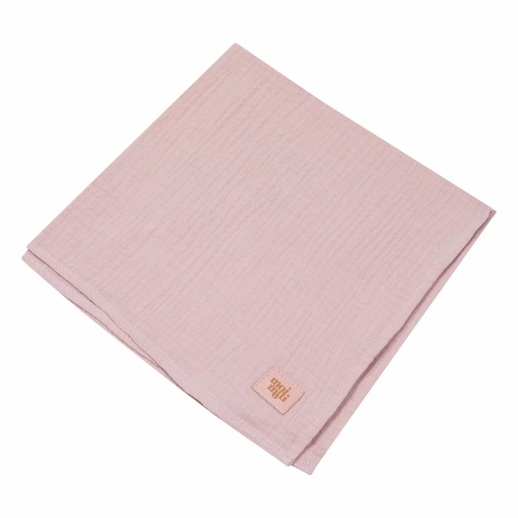Conjunto de 2 toalhas de bebé Moi Mili Baby pink