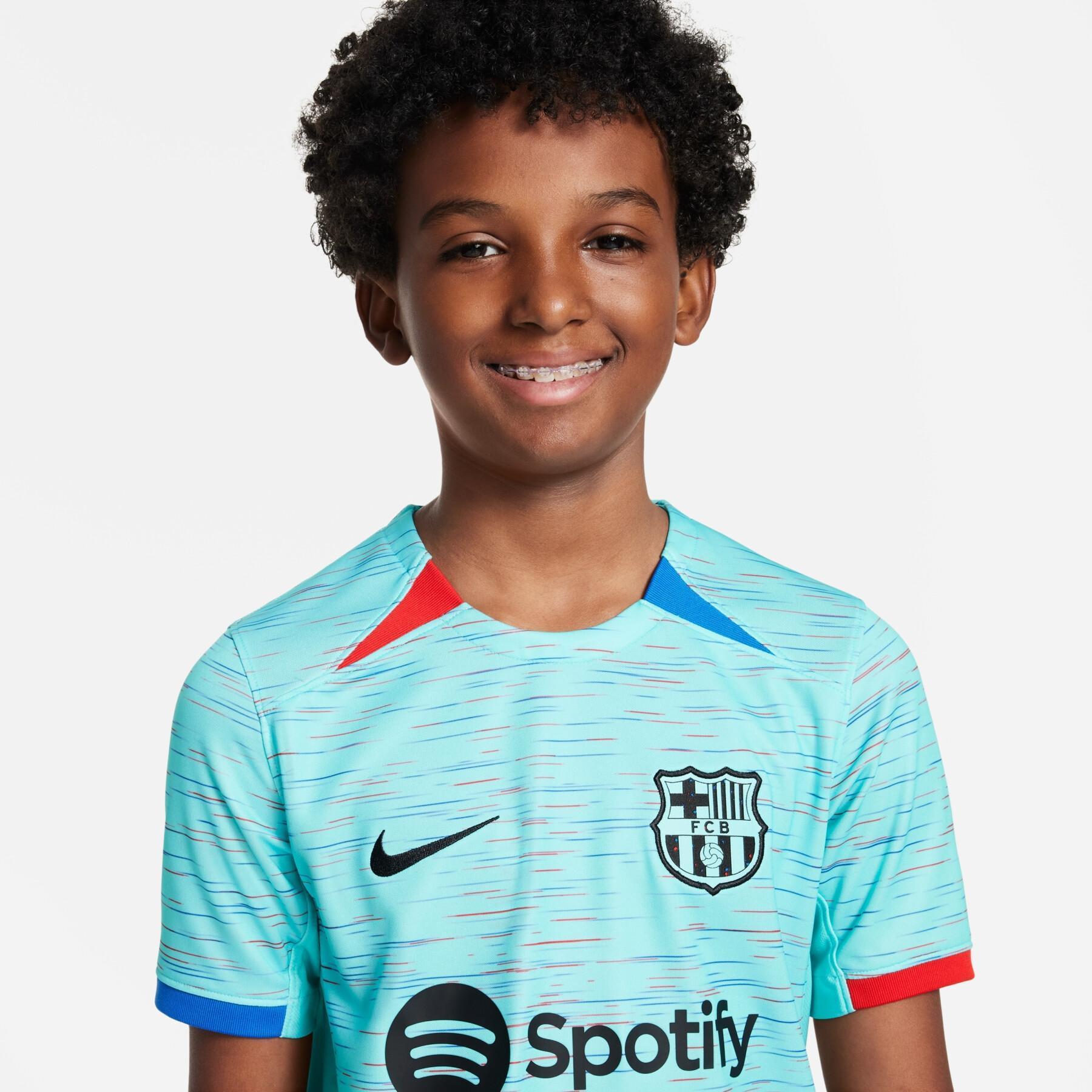 Terceira camisola para crianças FC Barcelone 2023/24