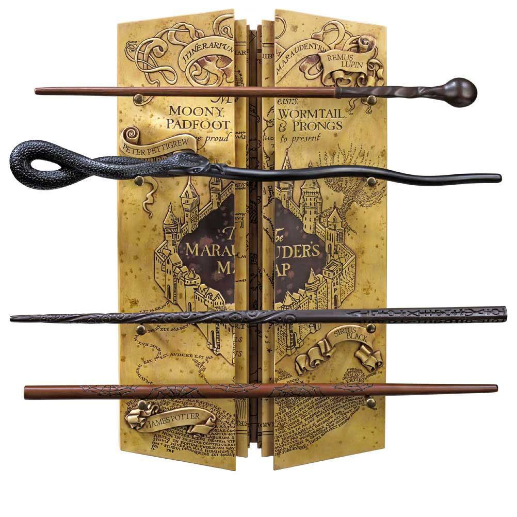 Conjunto de 4 varinhas mágicas Noble Collection Harry Potter - The Marauder's Collection