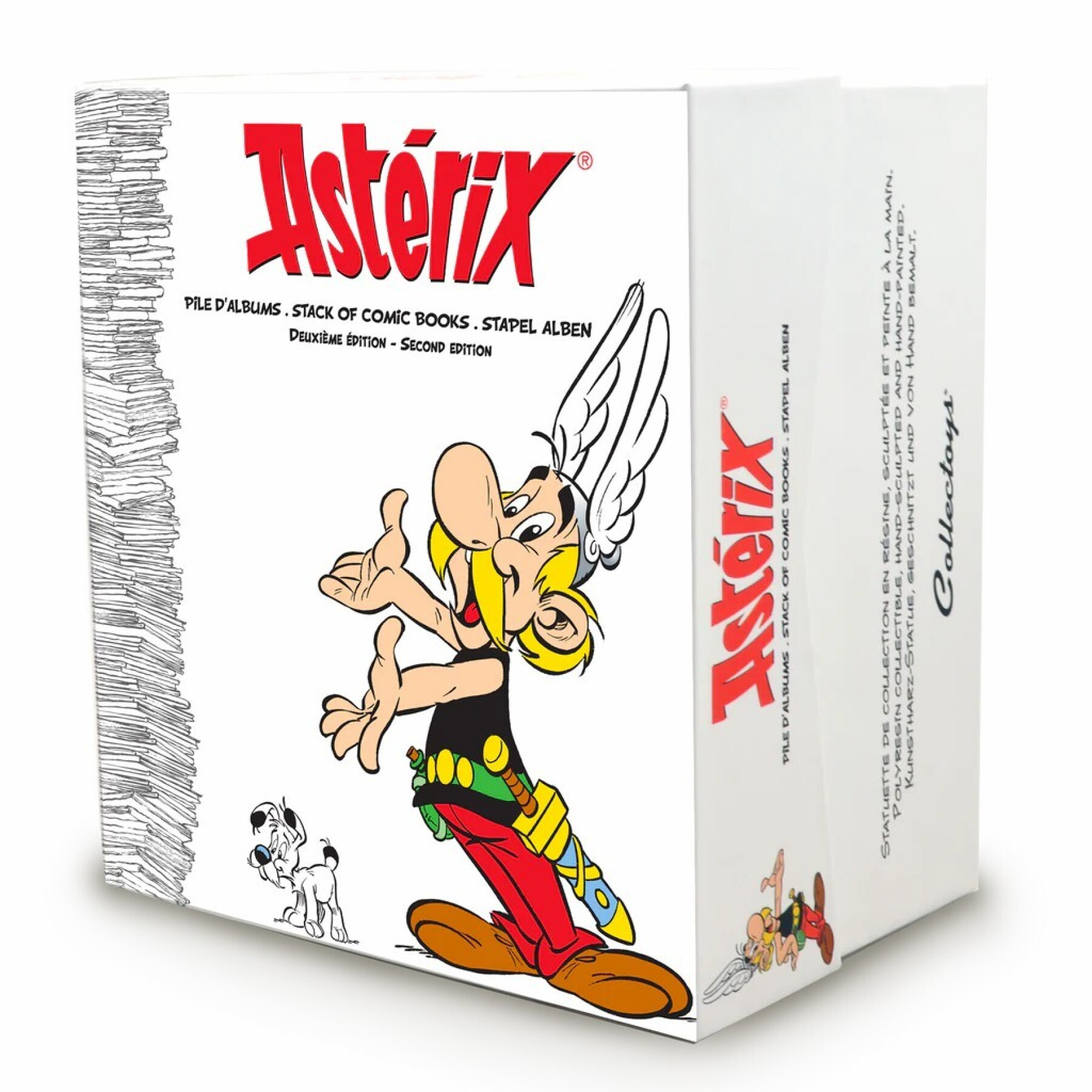 Pilha de álbuns de figurinhas asterix 2ª edição Plastoy