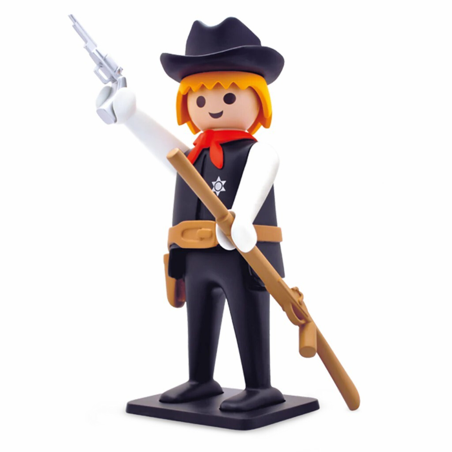 Estatueta de xerife vintage Plastoy Playmobil