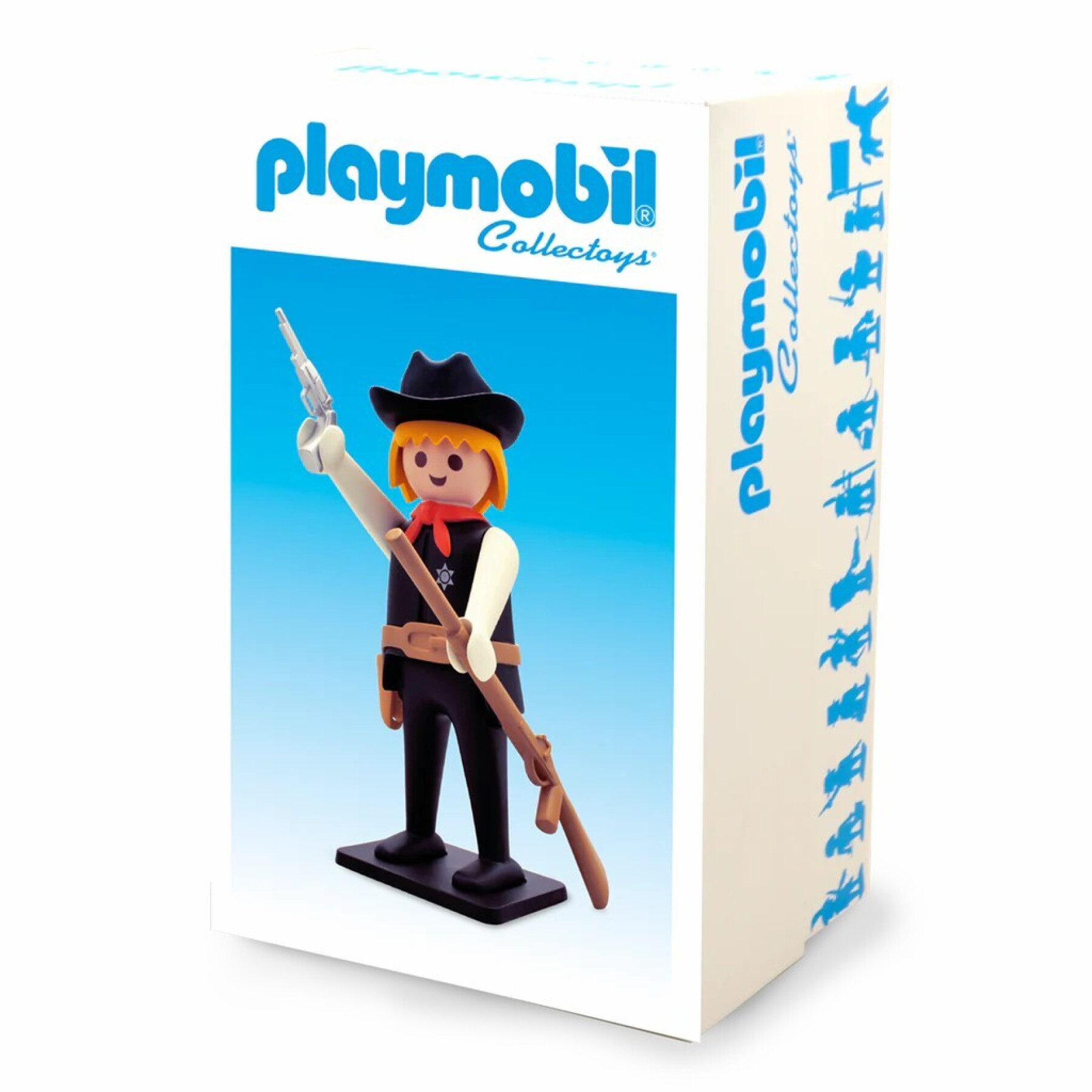 Estatueta de xerife vintage Plastoy Playmobil