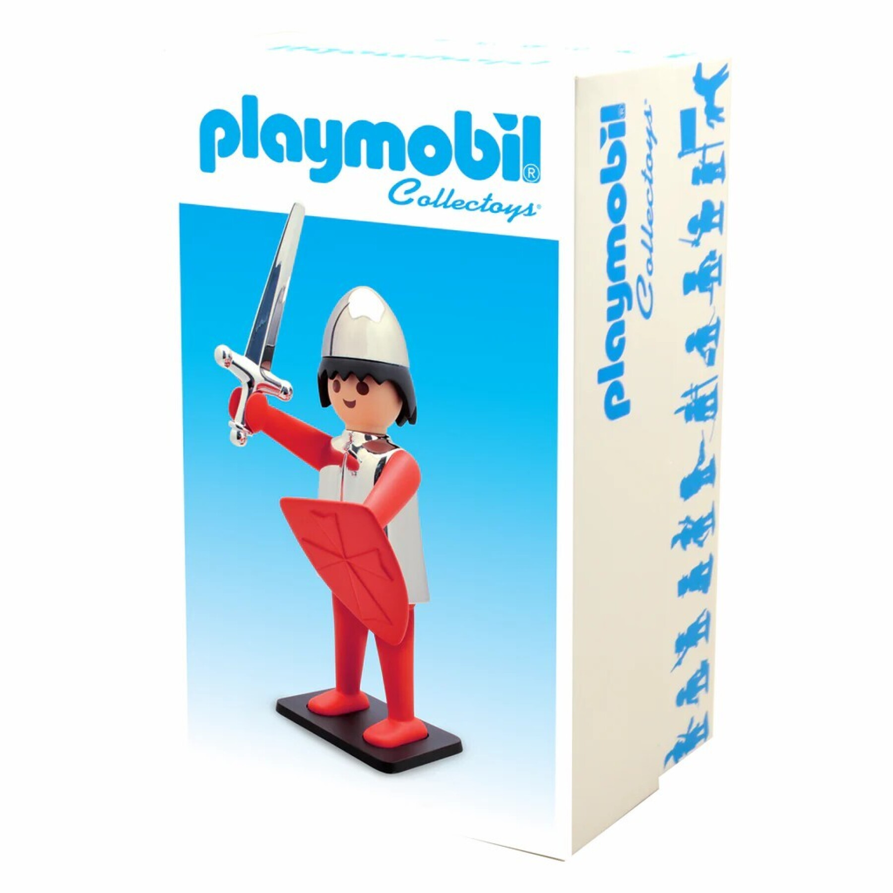 Estatueta de cavaleiro vintage Plastoy Playmobil