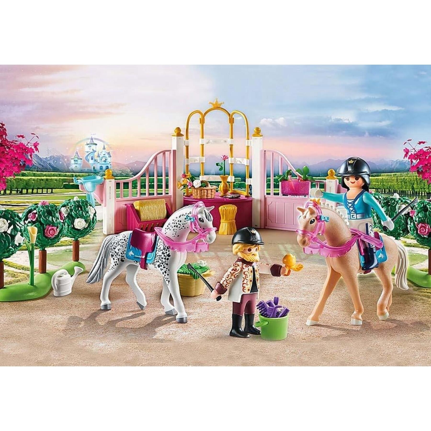 Aulas de equitação para princesas Playmobil