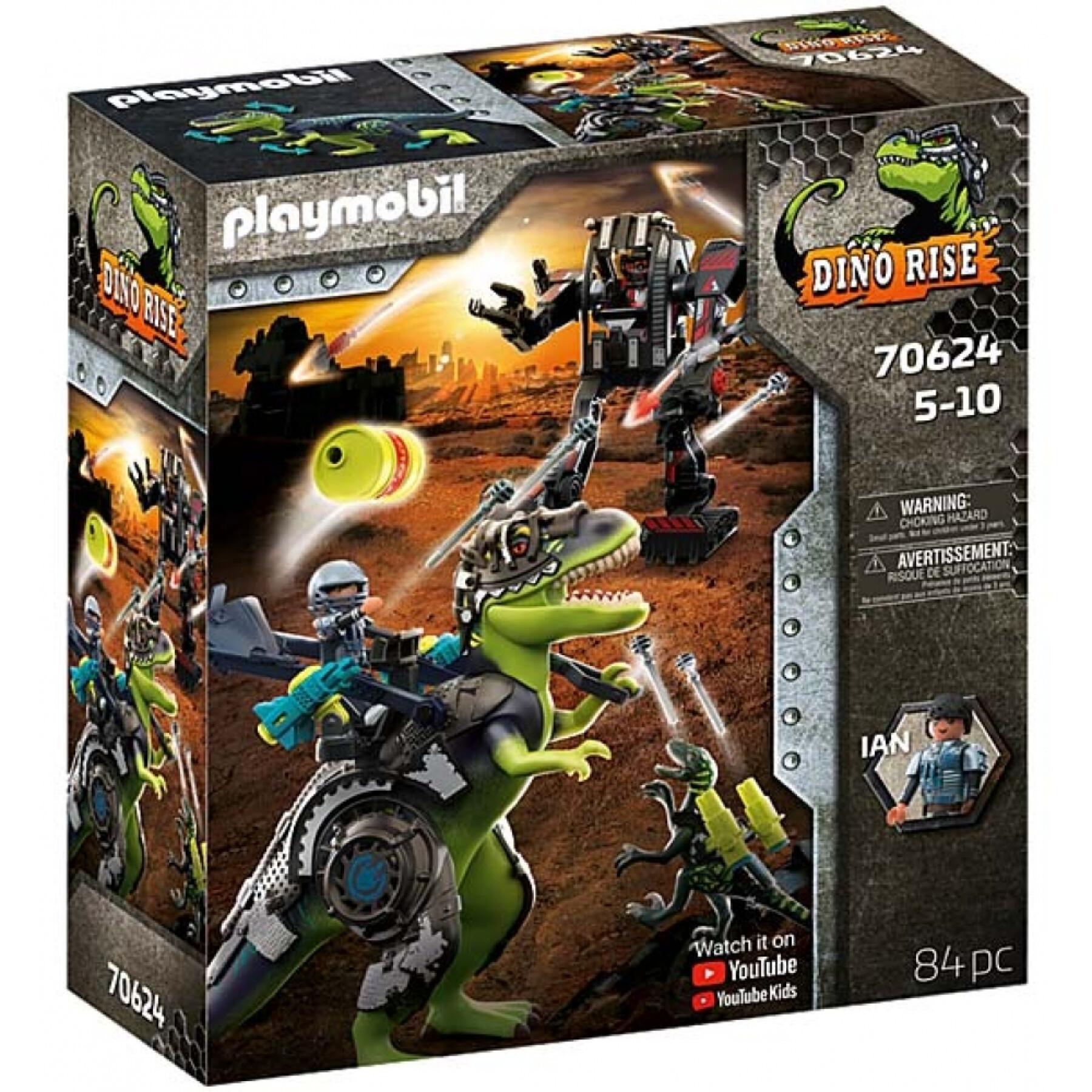 Batalha de brinquedos da giga Playmobil Dino T-Rex