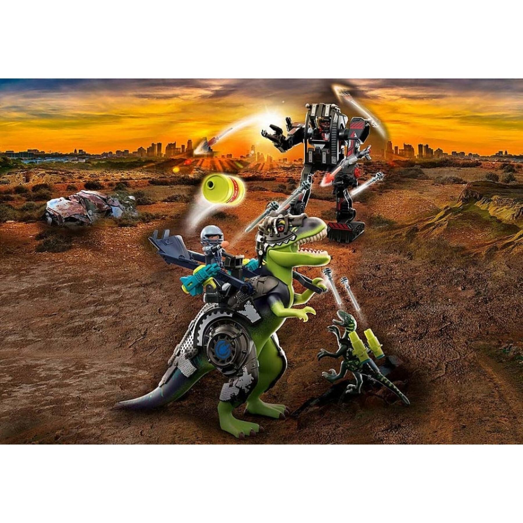 Batalha de brinquedos da giga Playmobil Dino T-Rex