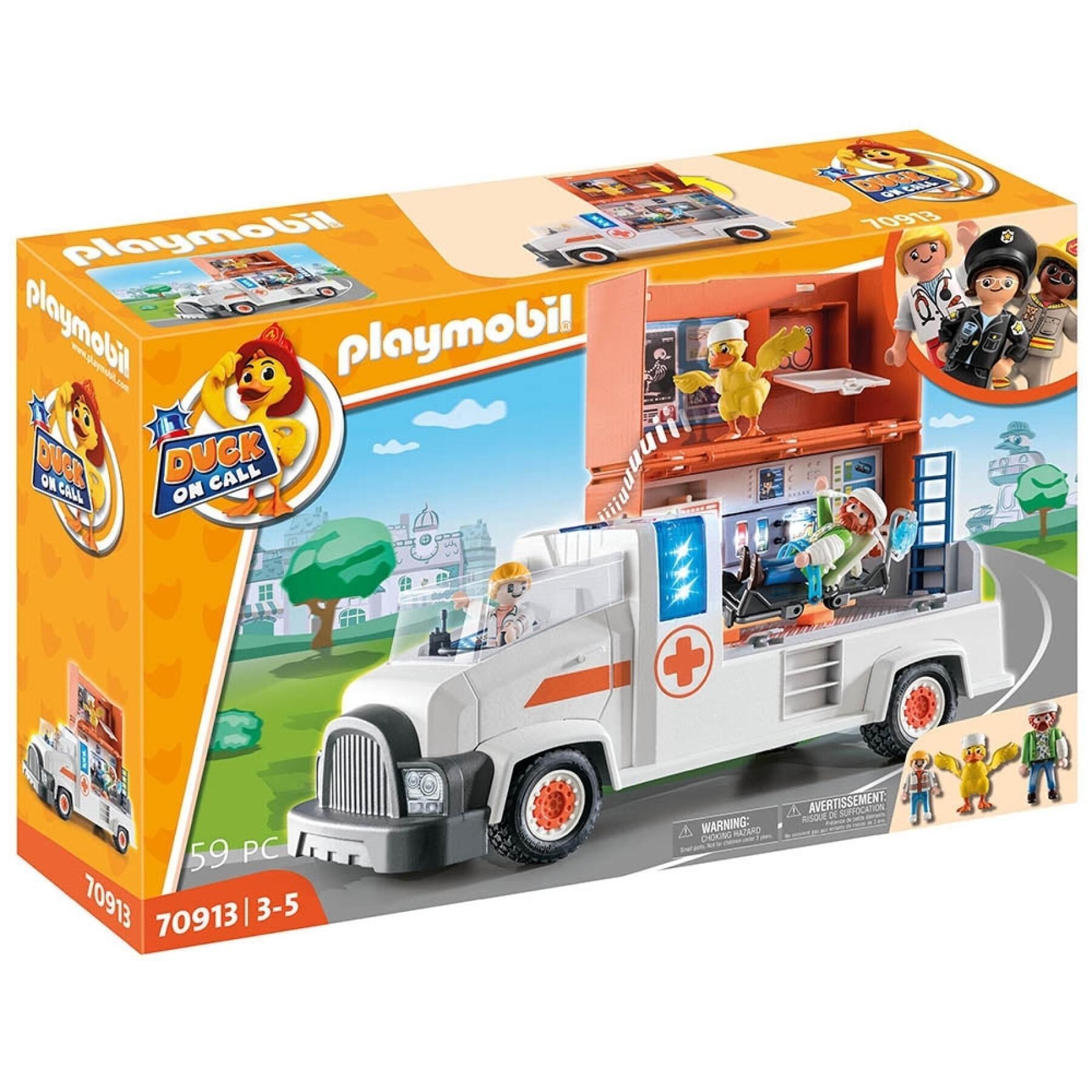 Camião de ambulância de pato Playmobil Playmobil