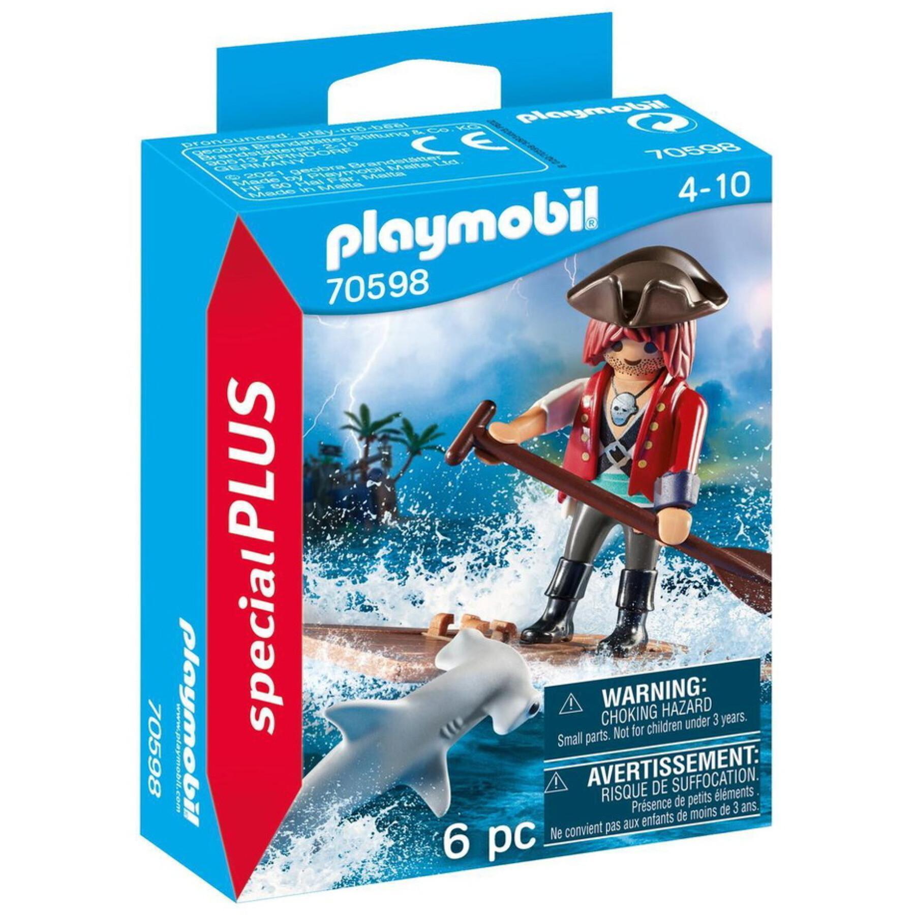 Pirates com tubarão bebé Playmobil